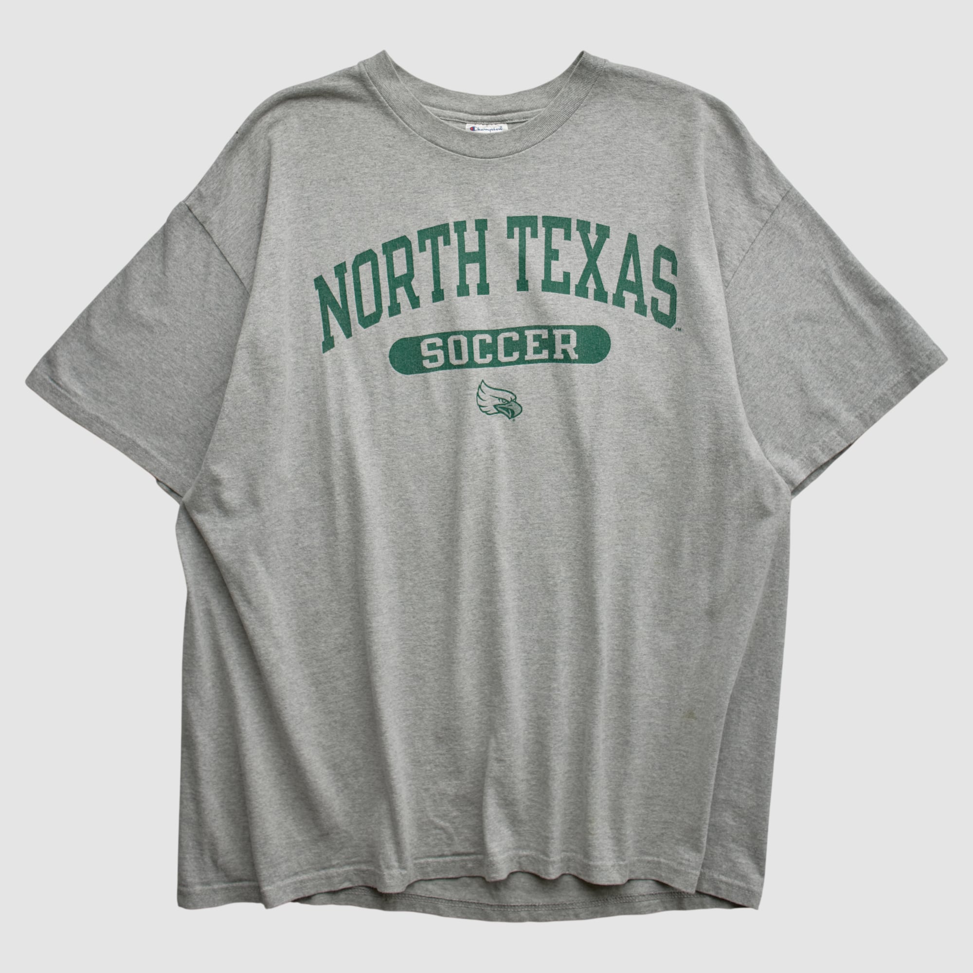 North Texas Mean Green Champion 2000s T-shirt - Heather Gray - XL
