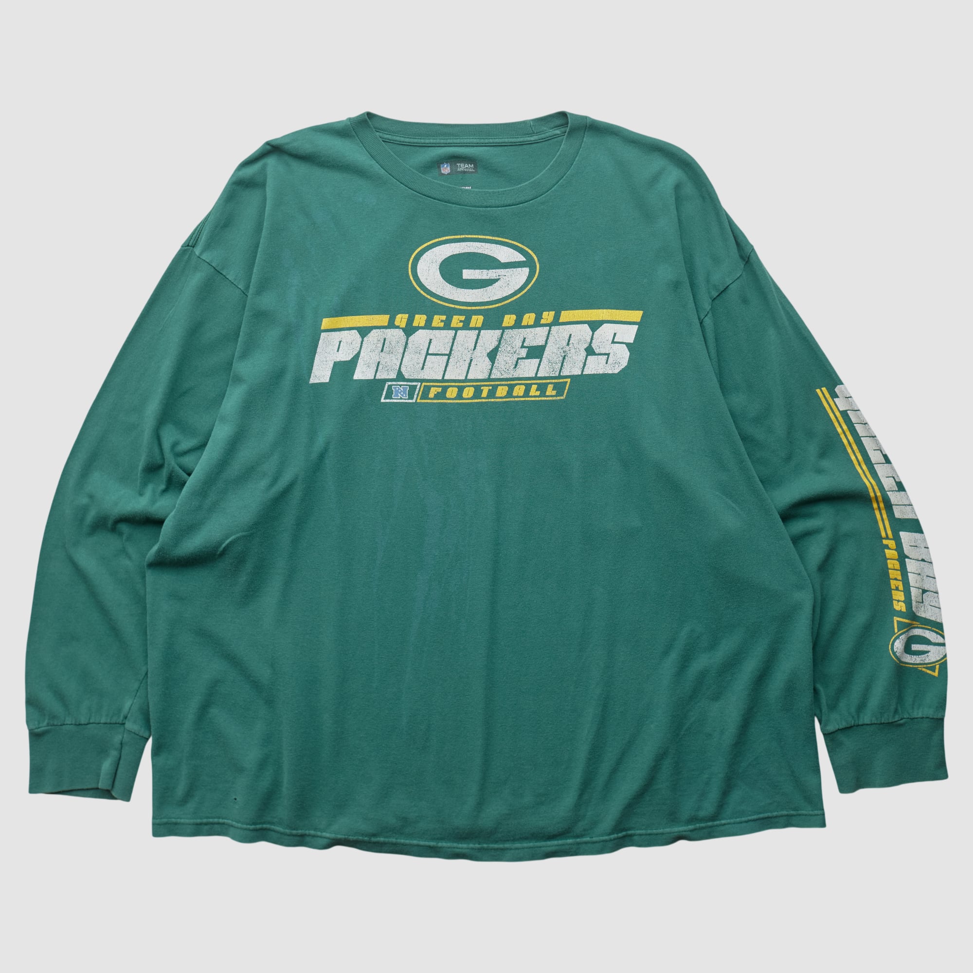 Green Bay Packers NFL 2010s Long Sleeve T-shirt - Green - 3XL