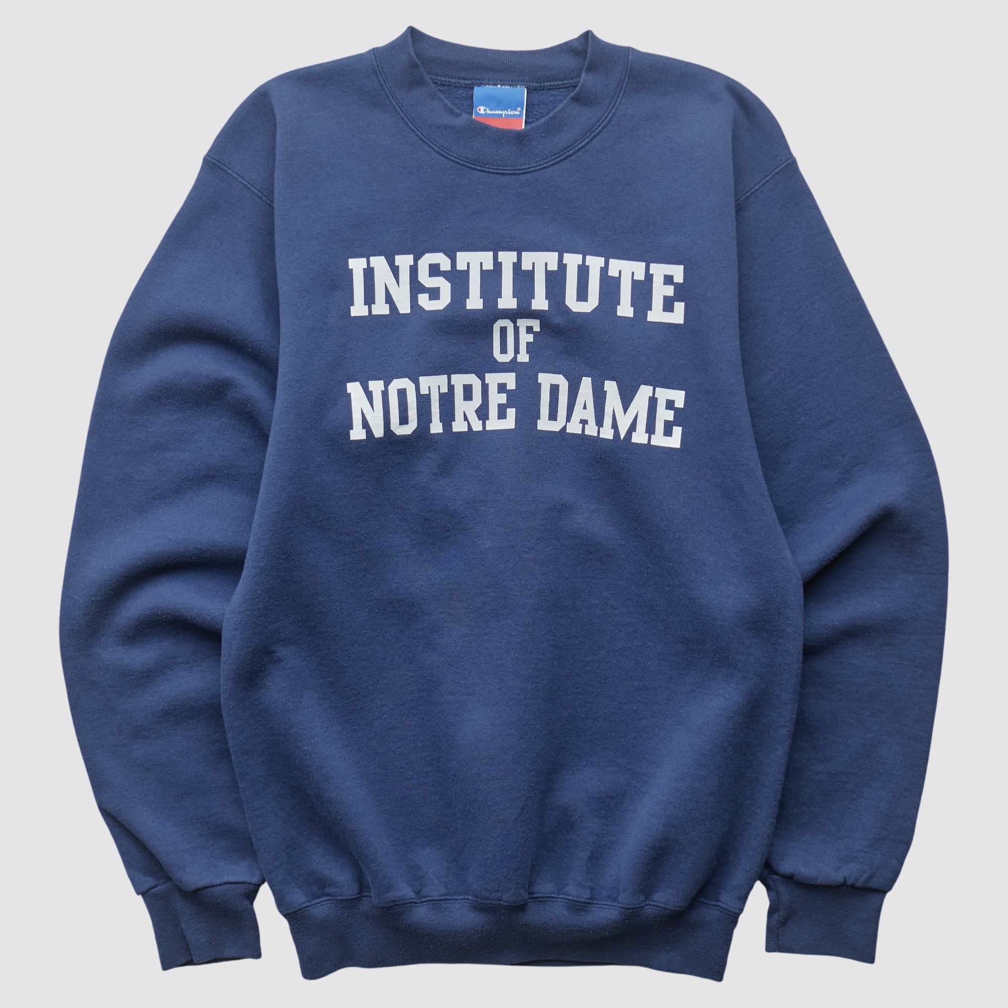 Notre Dame Fighting Irish Champion 2000s Pullover Sweatshirt - Navy - XS