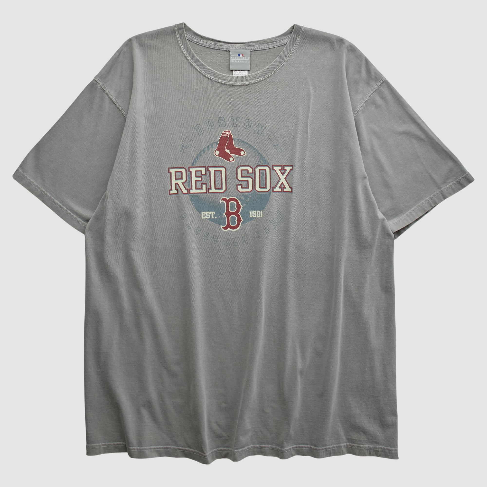 Boston Red Sox Genuine Merchandise 2000s T-shirt - Gray - XL