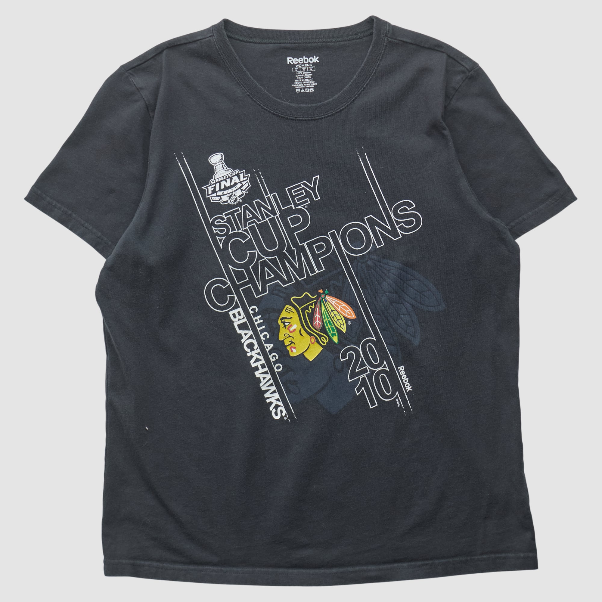 Chicago Blackhawks Reebok 2010 T-shirt - Black - XS