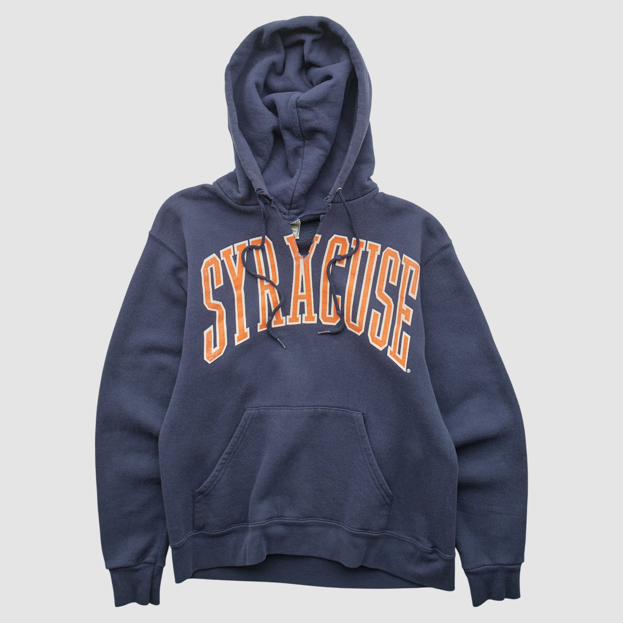 Syracuse Orange Lee Apparel 2000s Hooded Pullover Sweatshirt - Navy - XS
