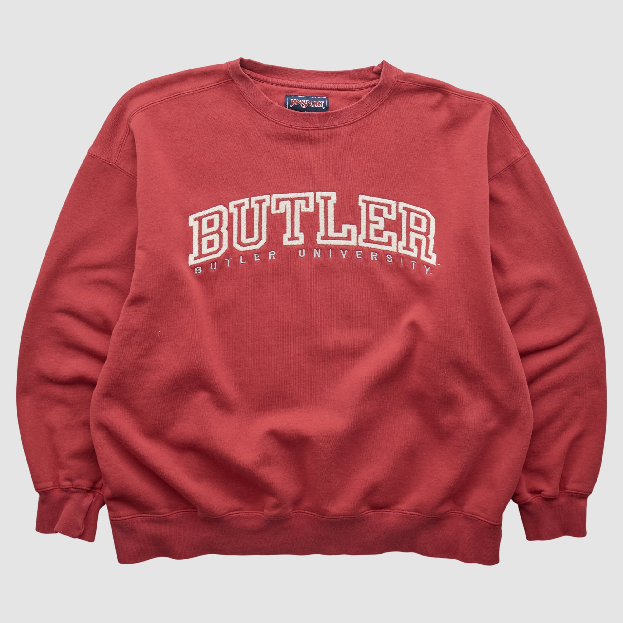 Butler Bulldogs Jansport 2000s Pullover Sweatshirt - Red - 2XL