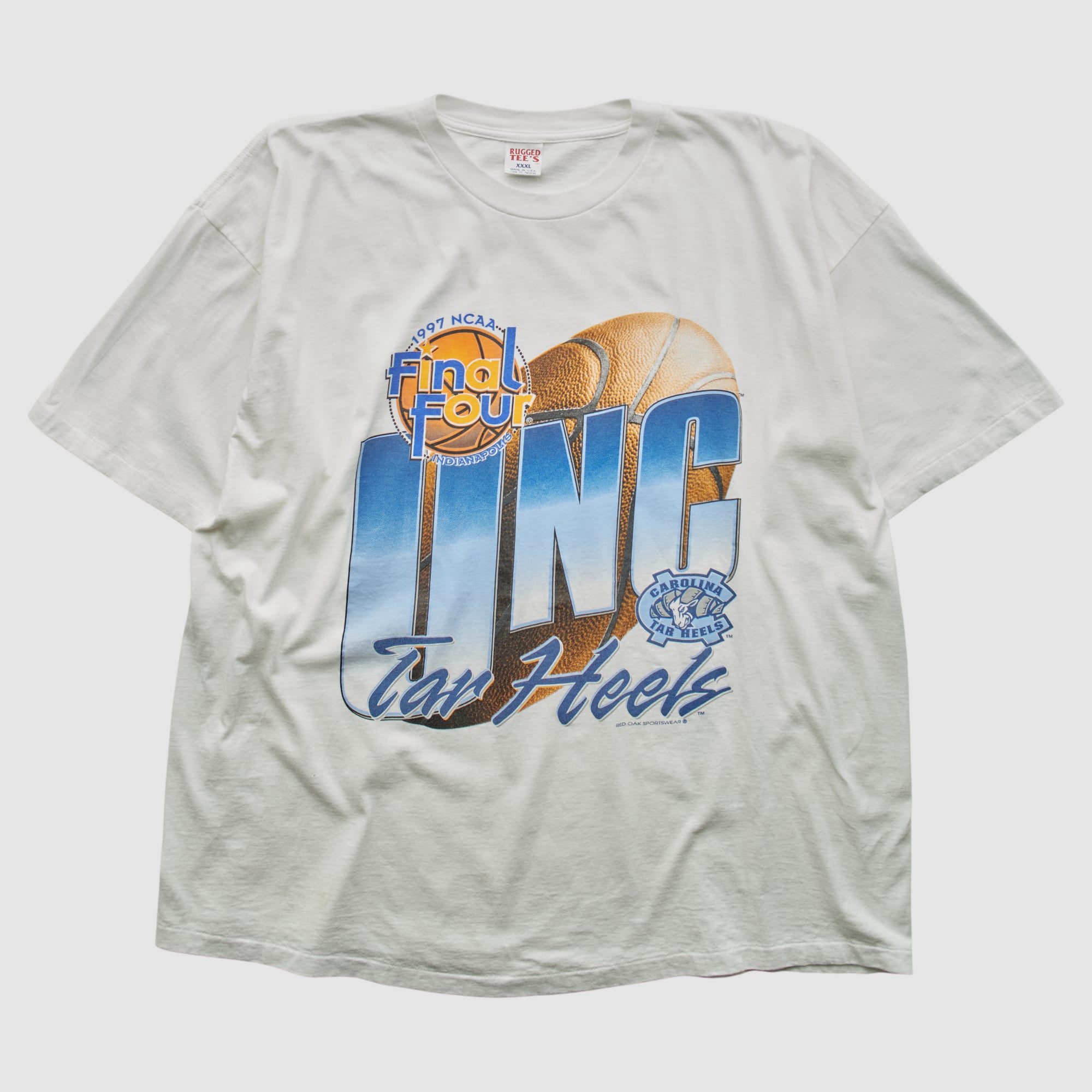 North Carolina Tar Heels Rugged Tee's 1997 T-shirt - White - 3XL