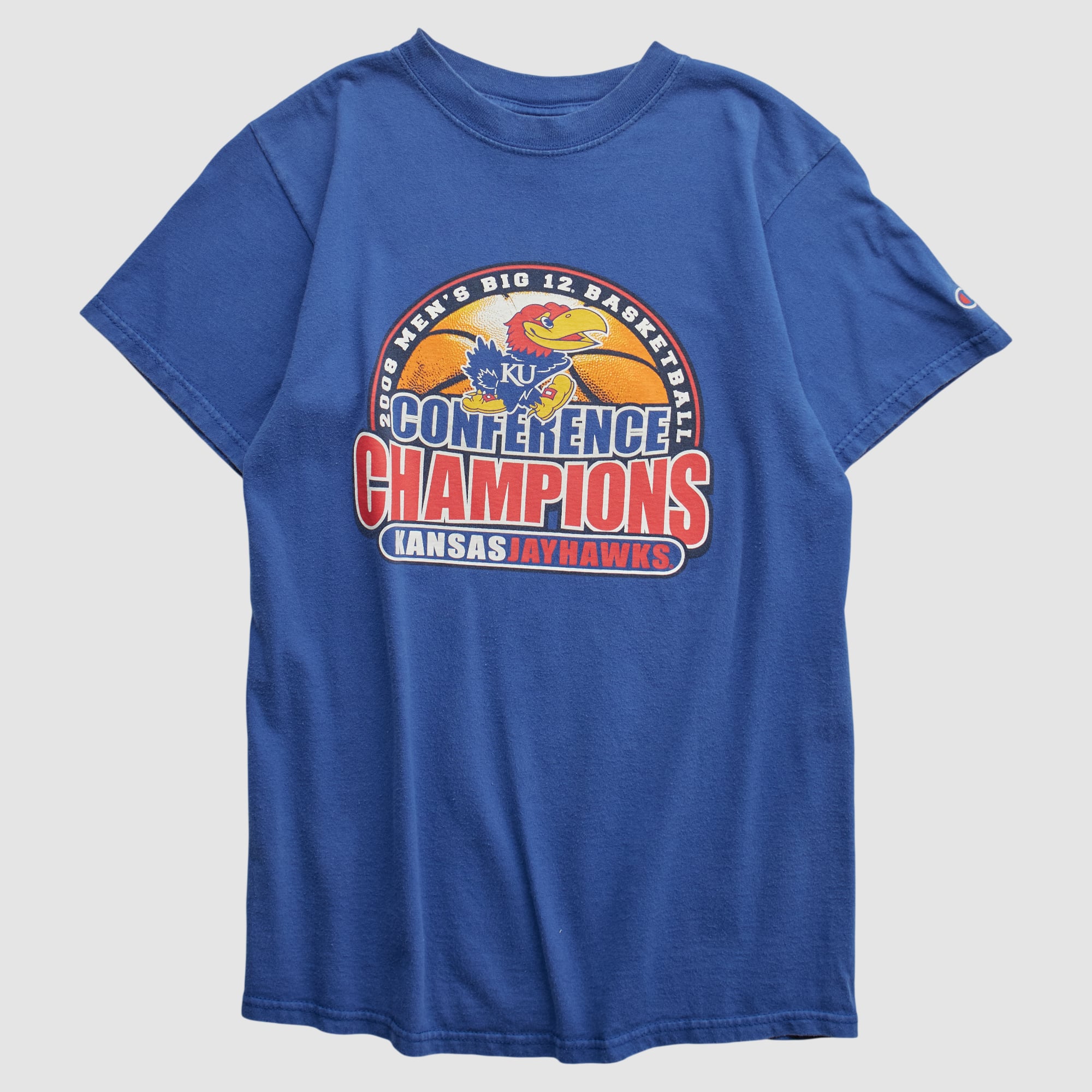 Kansas Jayhawks Champion 2008 T-shirt - Navy - XS