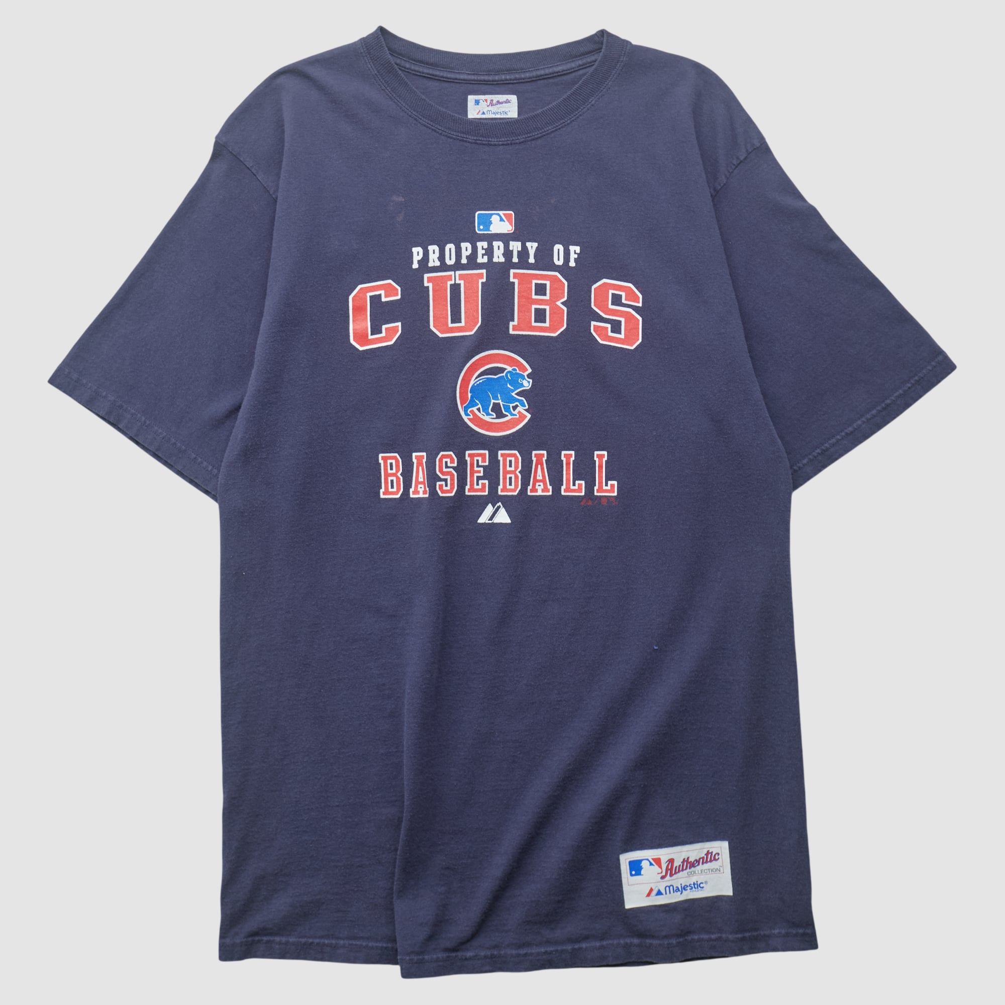 Chicago Cubs Majestic 2010s T-shirt - Navy - S