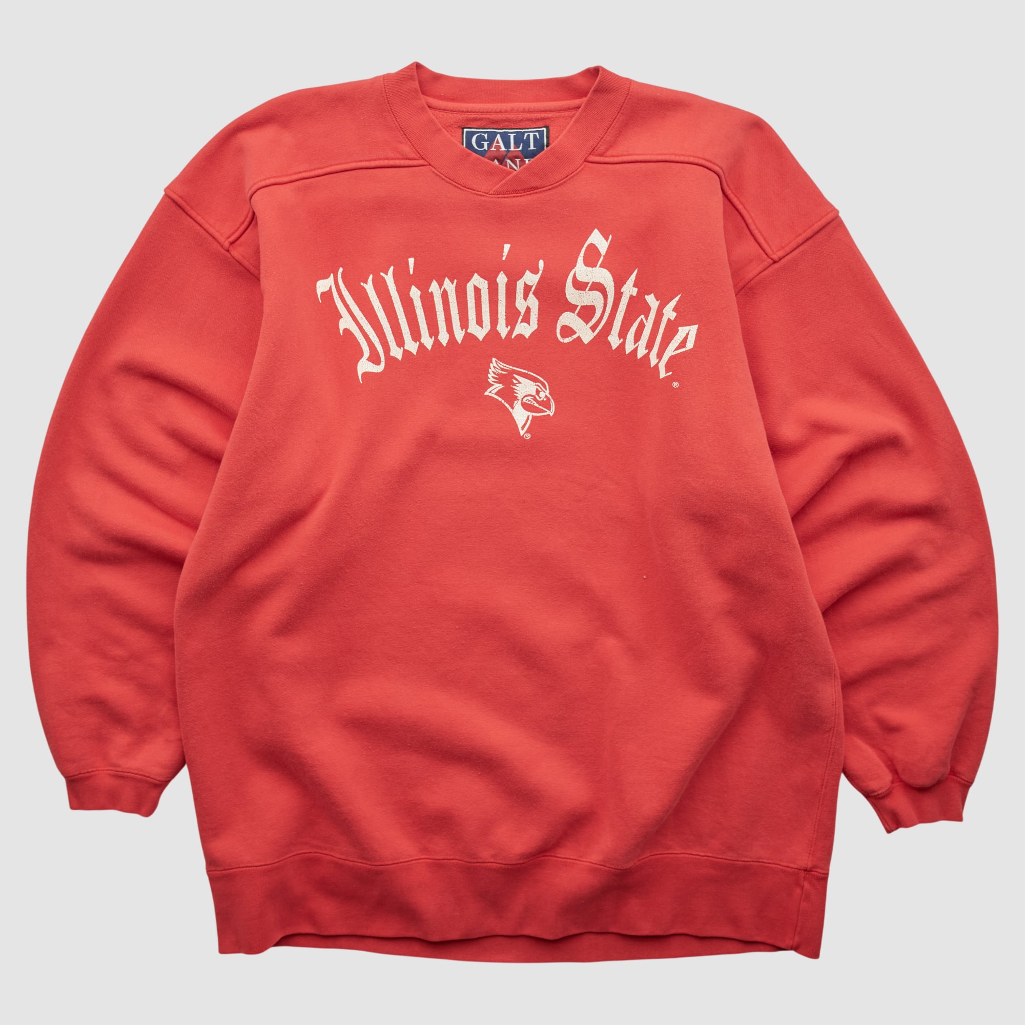 Illinois State Redbirds Galt Sand 90s Pullover Sweatshirt - Red - XL