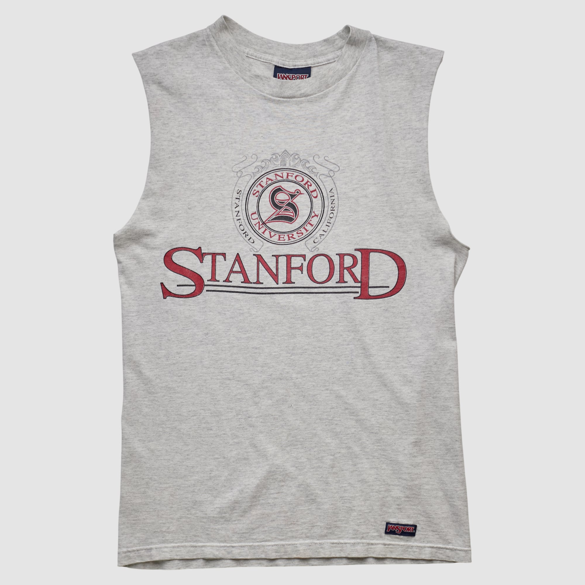 Stanford Cardinal Jansport 90s Tank - Heather Gray - XS