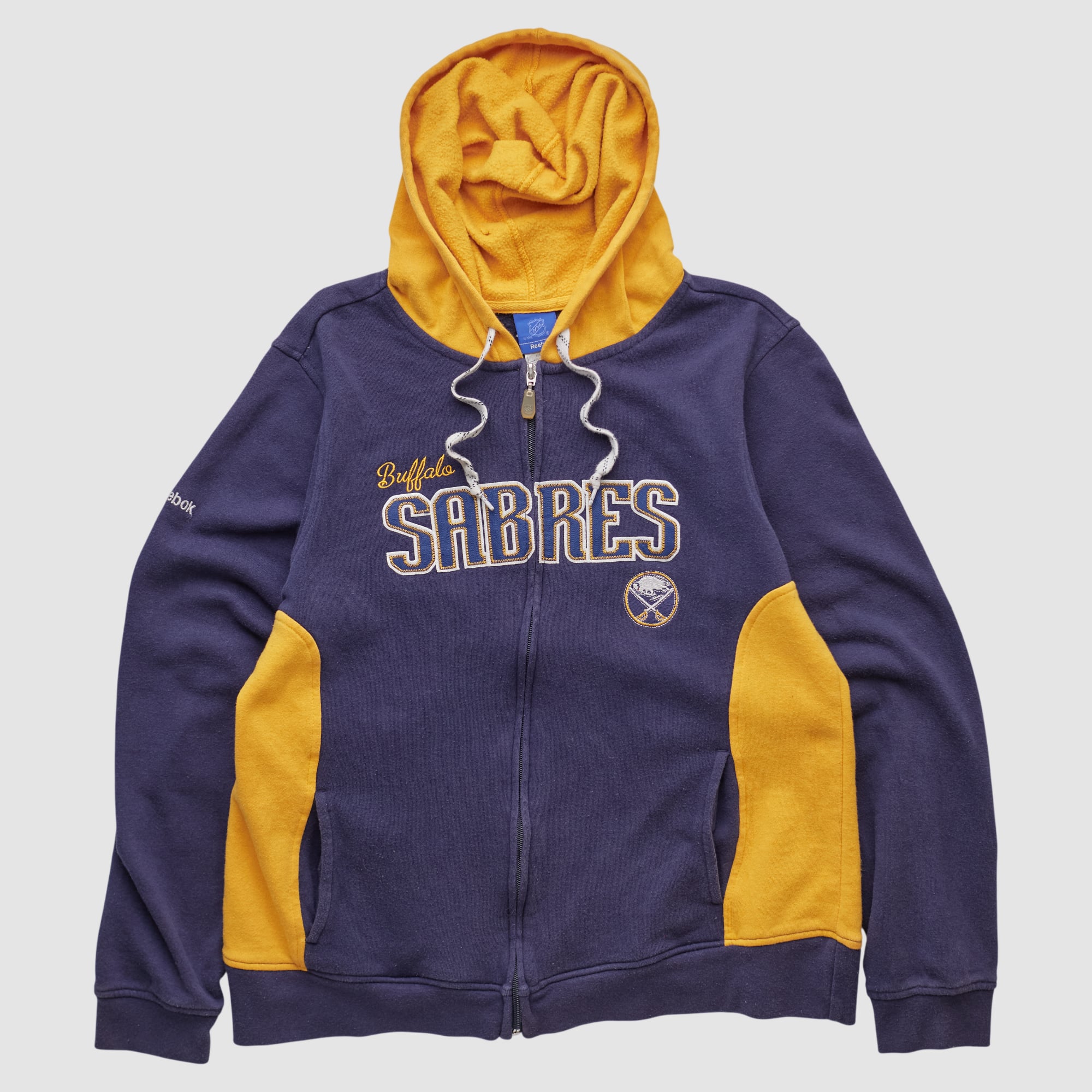 Buffalo Sabres Reebok 2000s Hooded Full Zip Jacket - Navy - XS