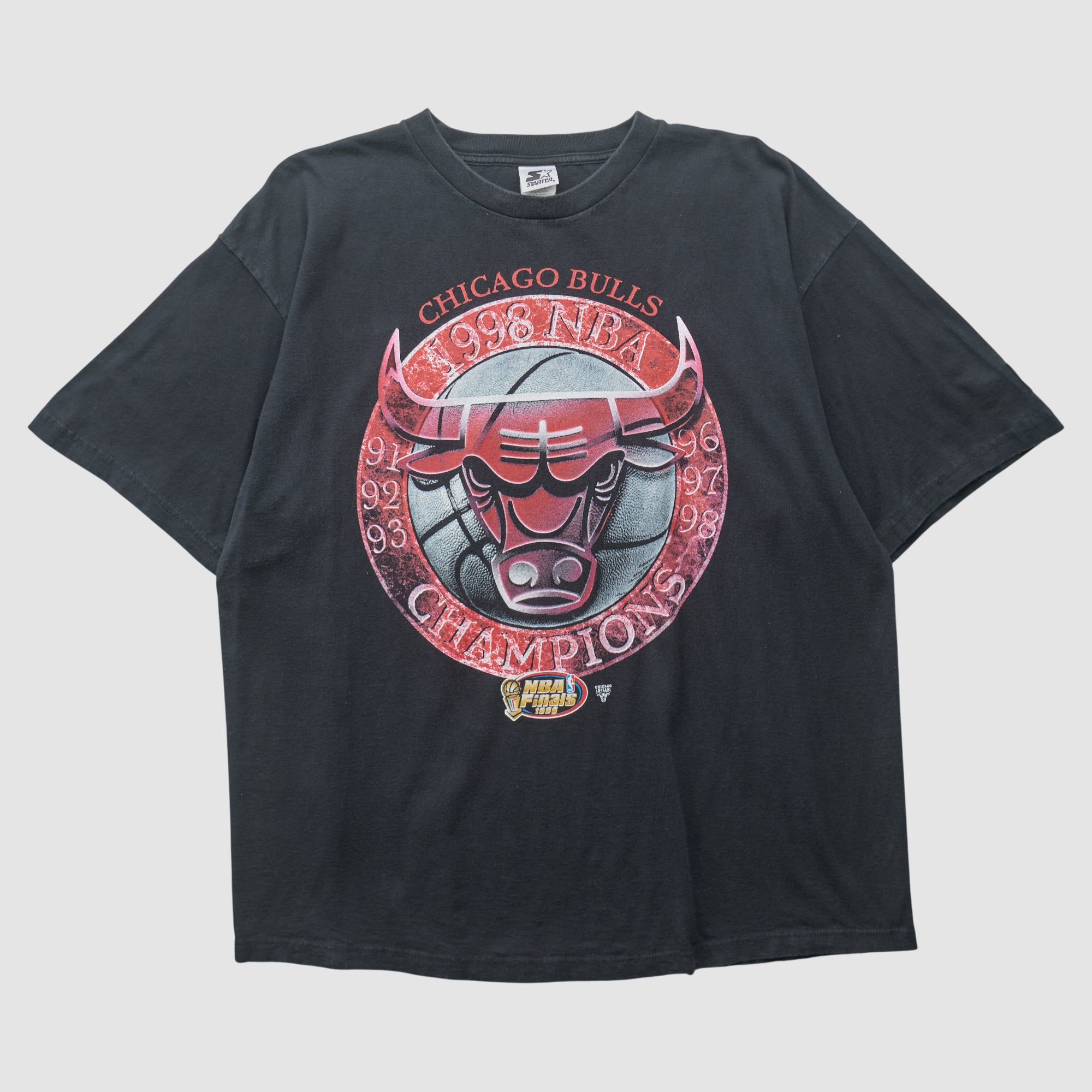 Chicago Bulls Starter 1998 T-shirt - Black - XL