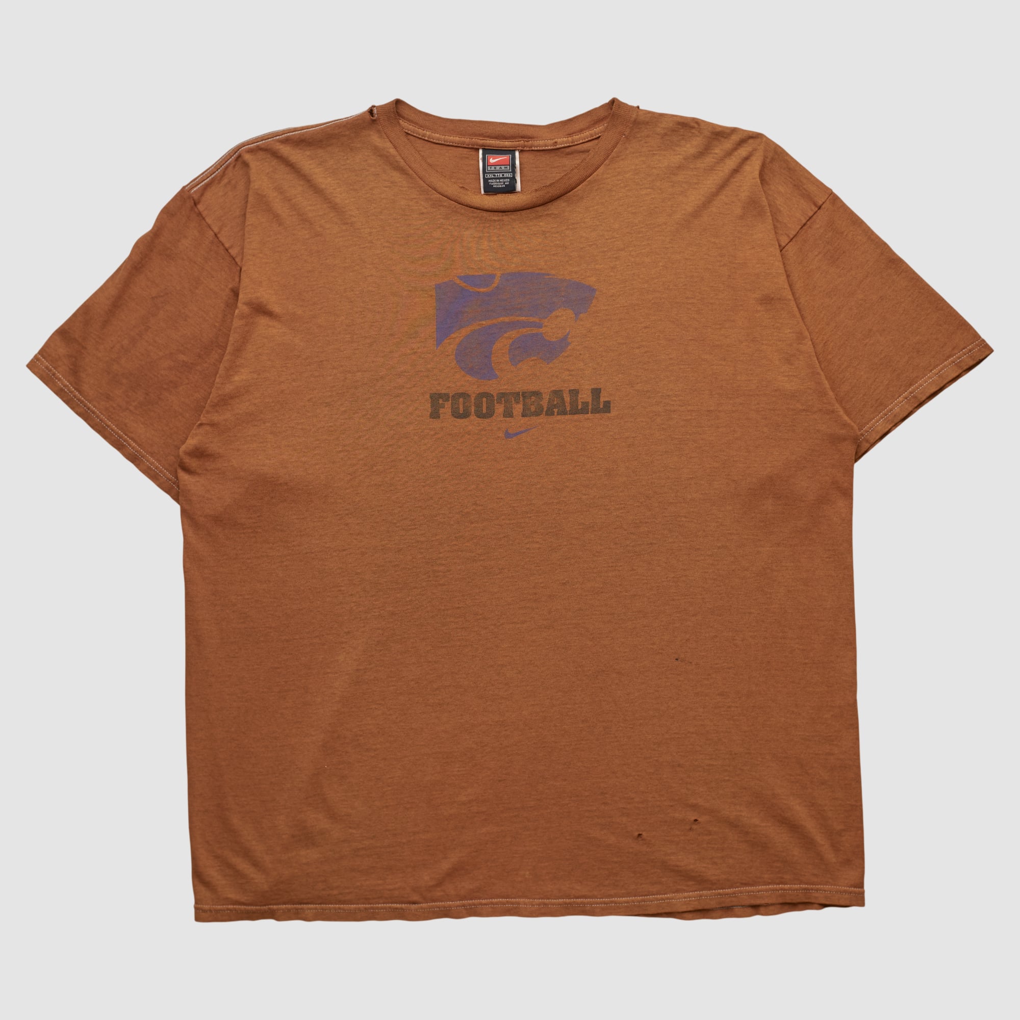 Kansas State Wildcats Nike 2000s T-shirt - Clay - 2XL