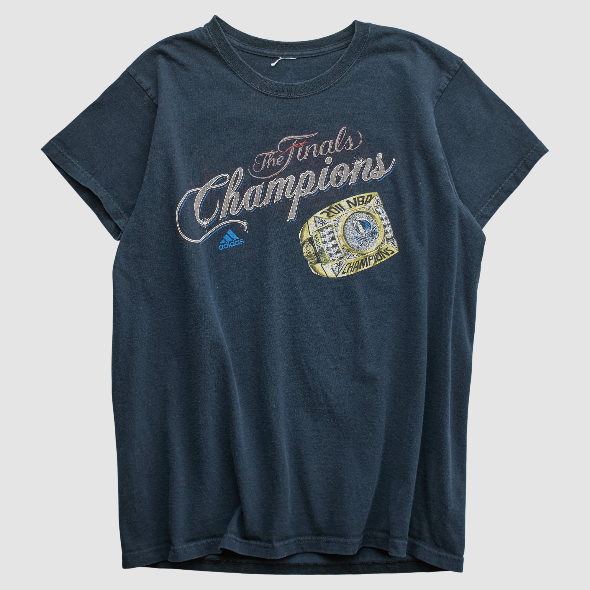 Dallas Mavericks Adidas 2010s T-shirt - Navy - S