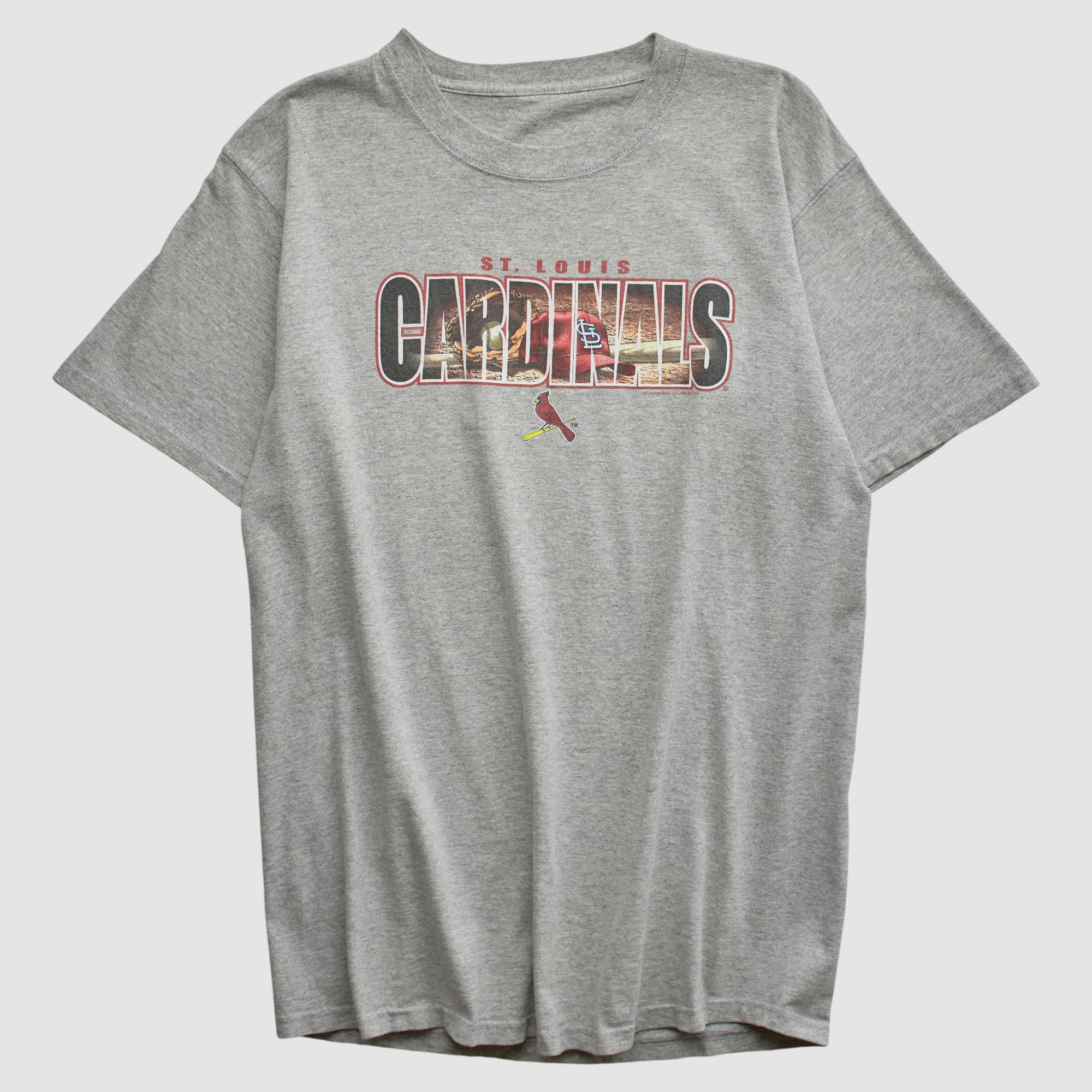 St. Louis Cardinals MLB 2000s T-shirt - Heather Gray - S