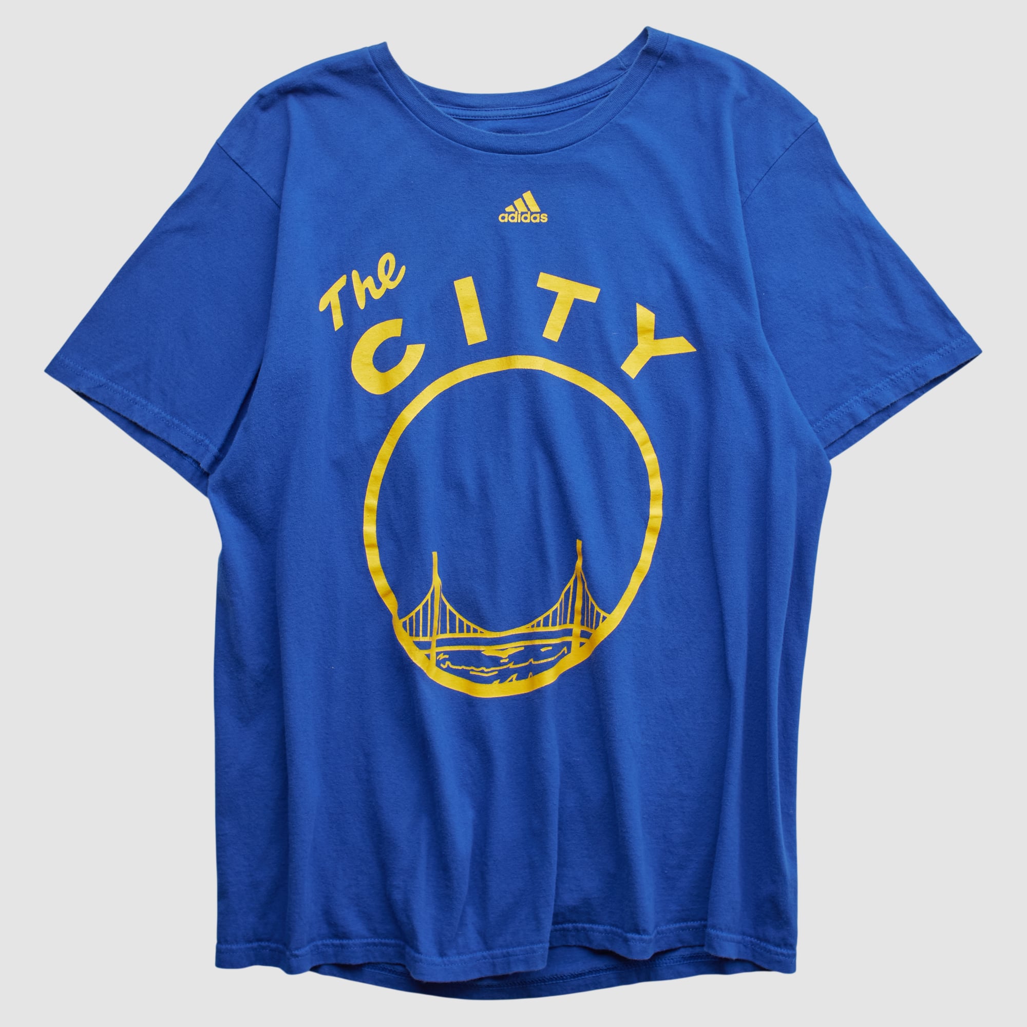 Golden State Warriors Adidas 2010s T-shirt - Blue - S