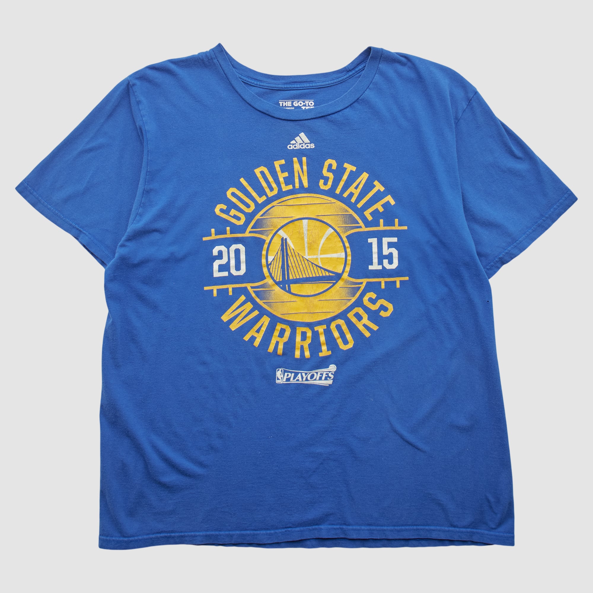 Golden State Warriors Adidas 2015 T-shirt - Blue - L