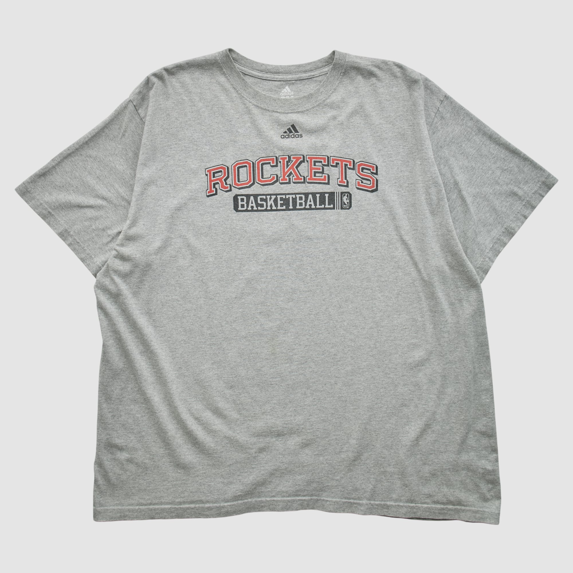 Houston Rockets Adidas 2010s T-shirt - Heather Gray - 2XL