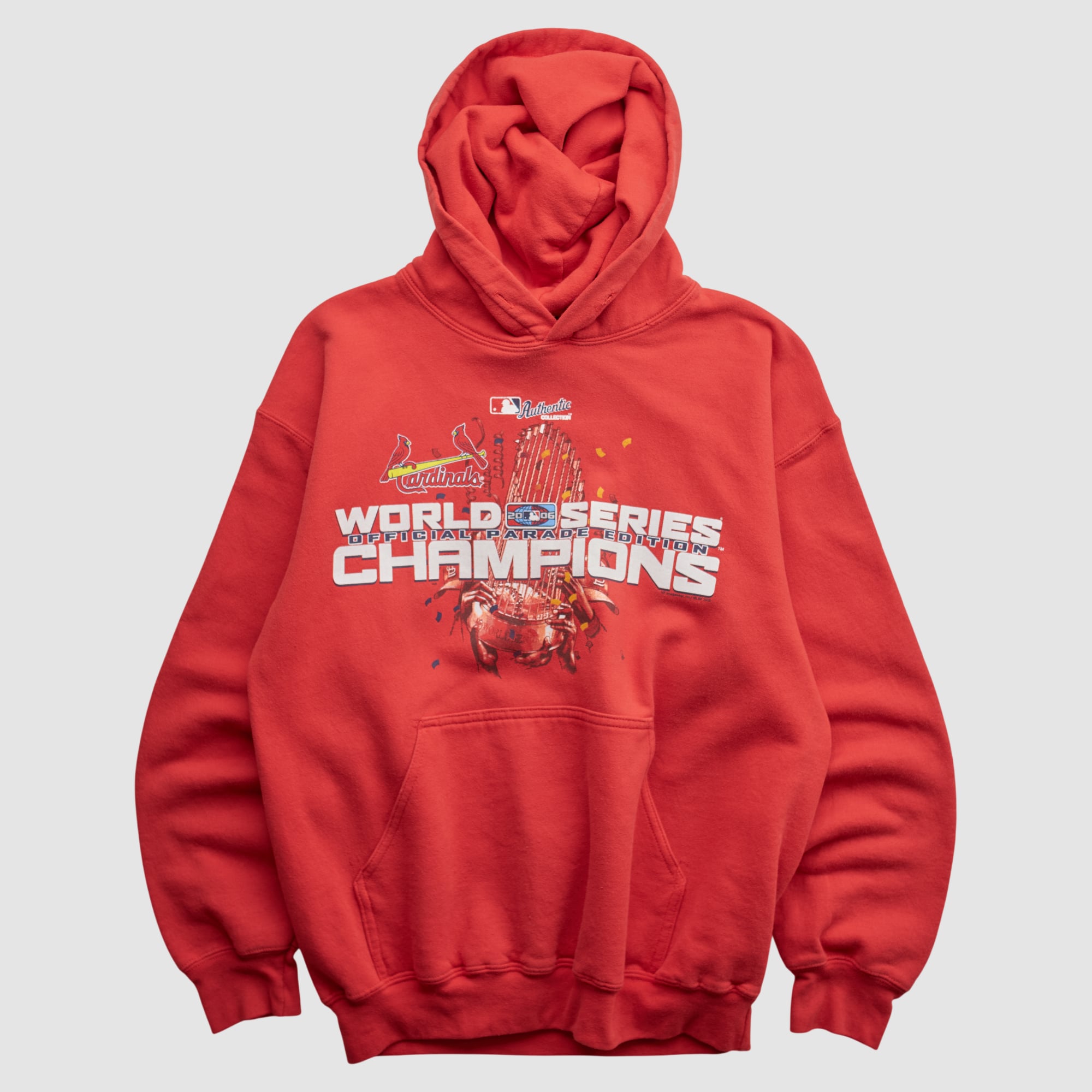 World Series Gildan 2006 Hooded Pullover Sweatshirt - Red - S