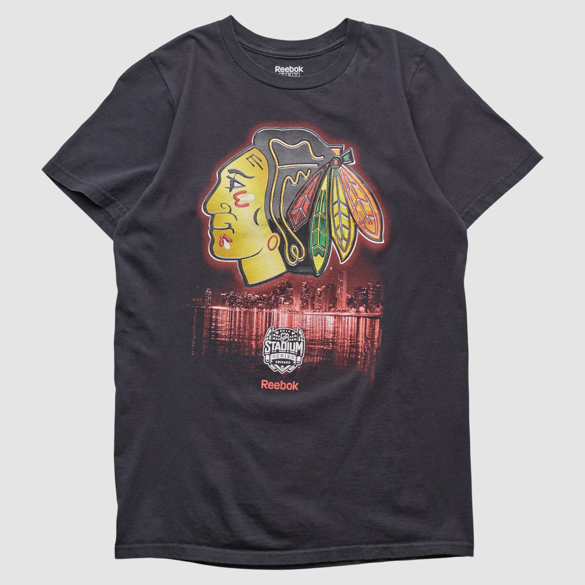 Chicago Blackhawks Reebok 2014 T-shirt - Black - XS