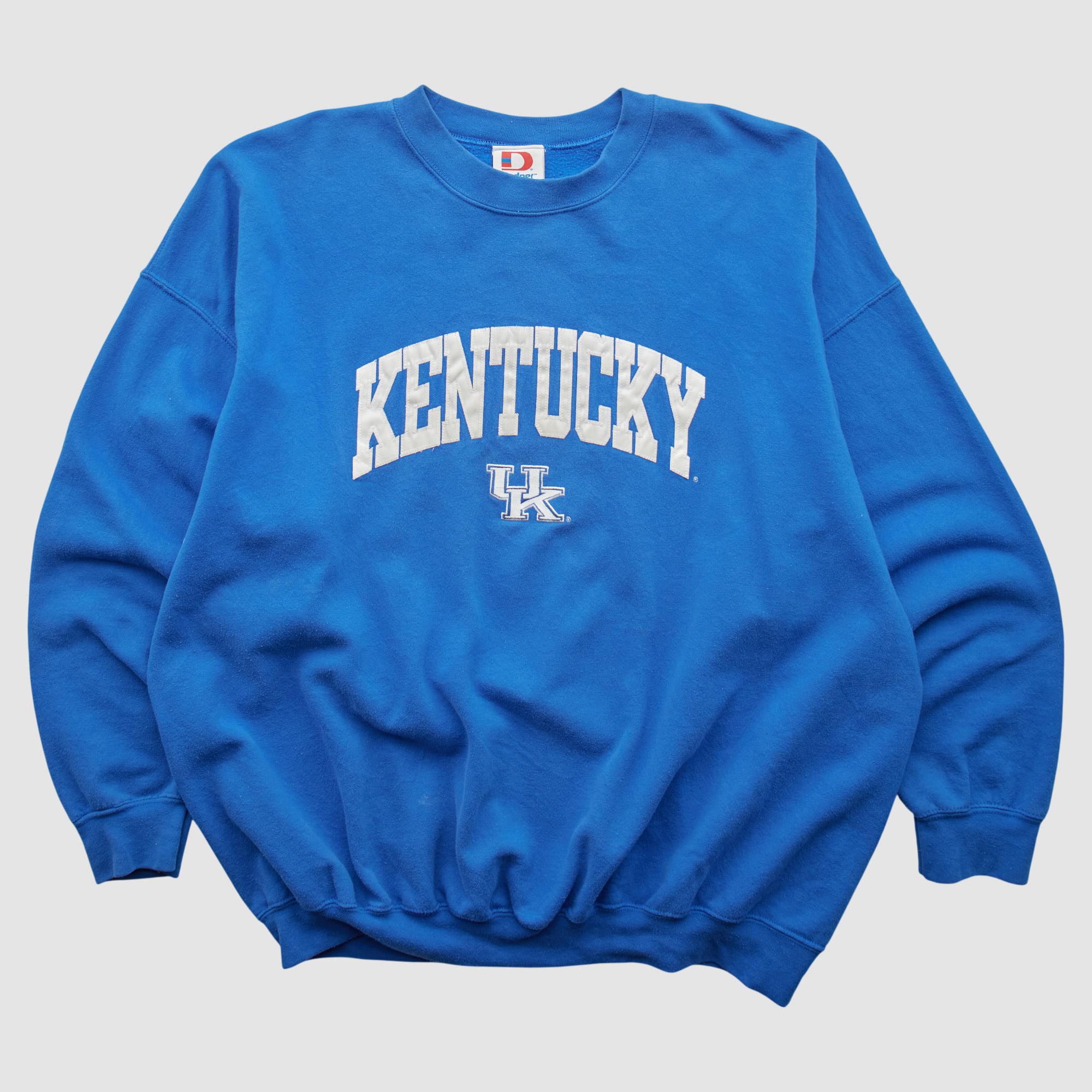 Kentucky Wildcats Dodger 90s Pullover Sweatshirt - Blue - 2XL