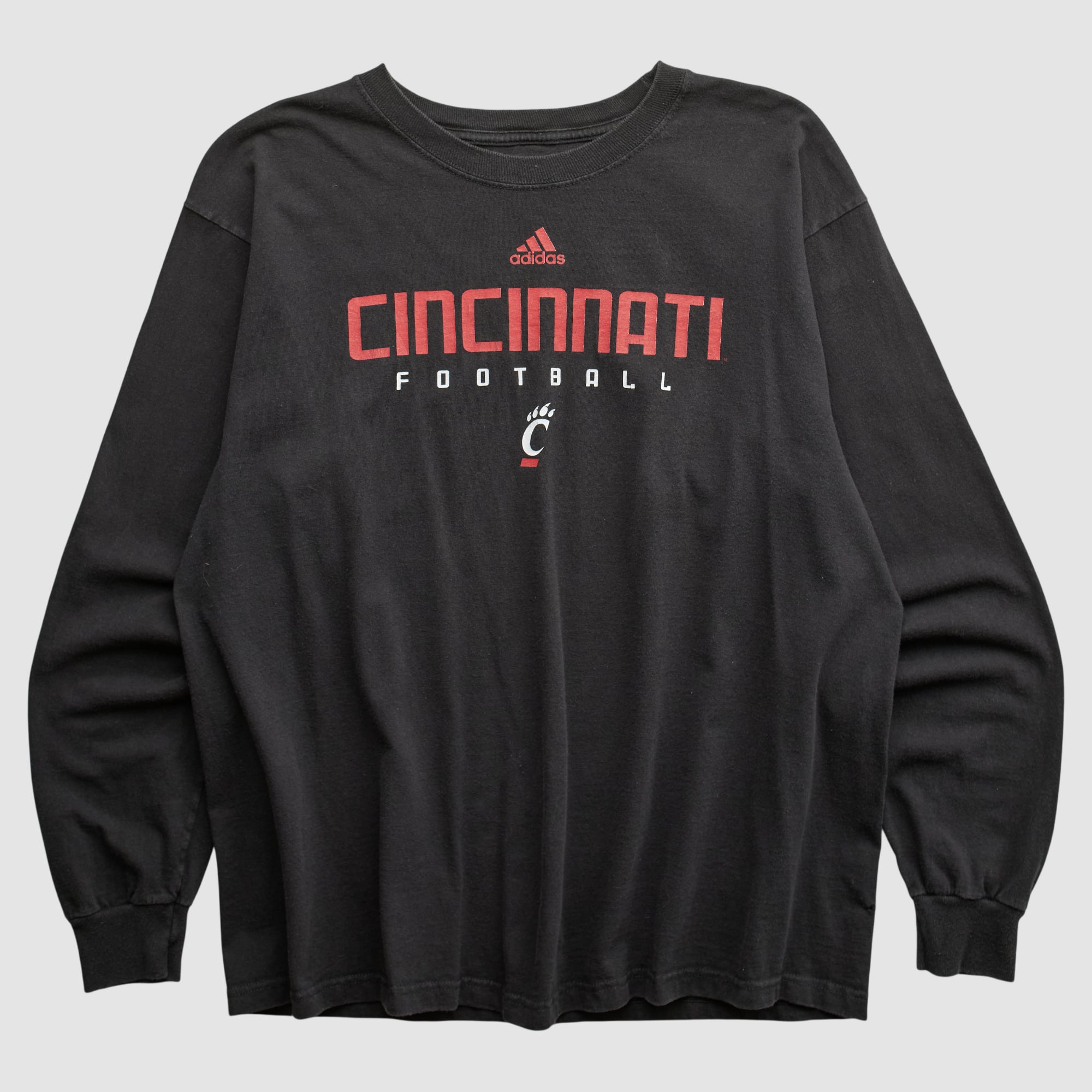 Cincinnati Bearcats Adidas 2010s Long Sleeve T-shirt - Black - XL