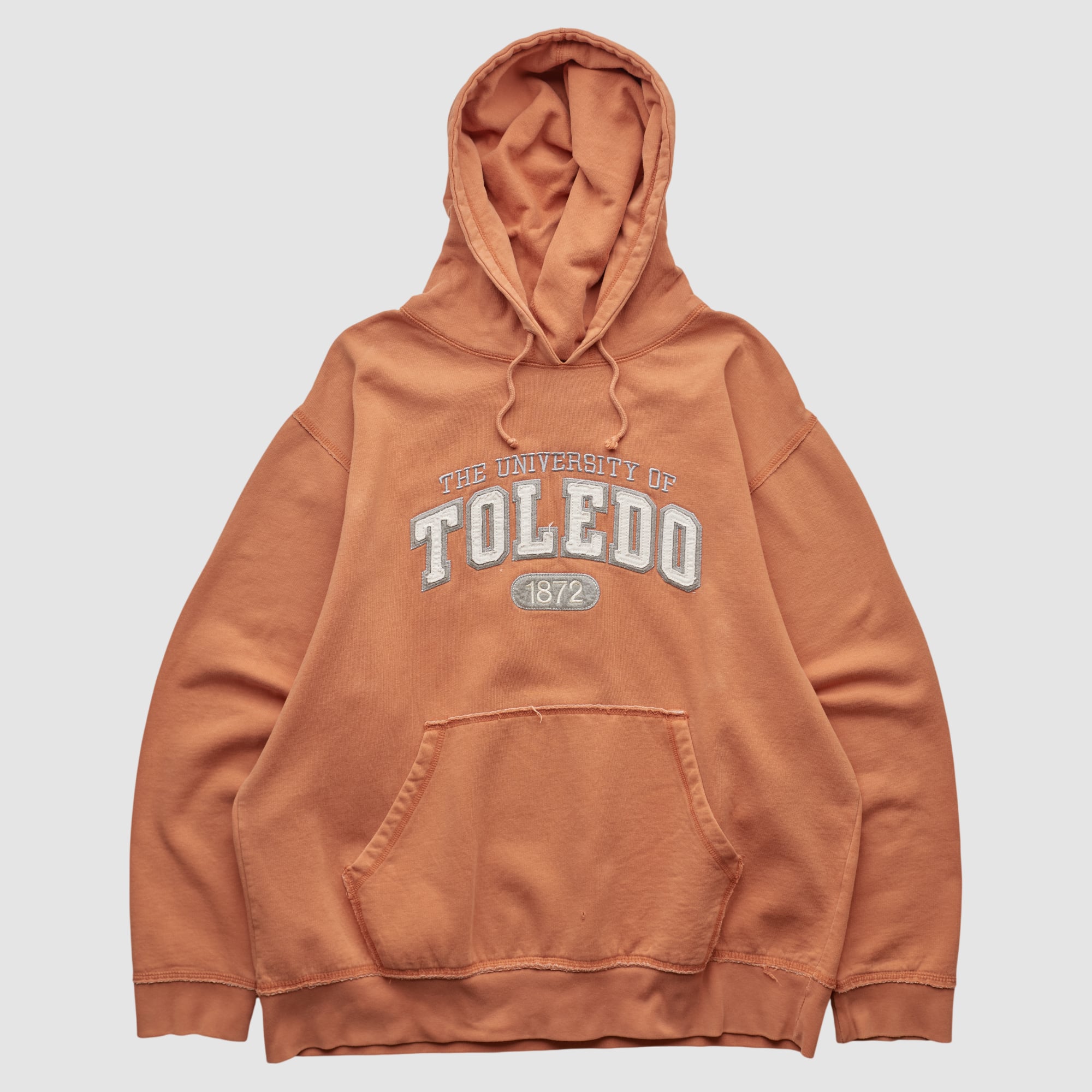 Toledo Rockets Jones & Mitchell 2000s Hooded Pullover Sweatshirt - Orange - XL