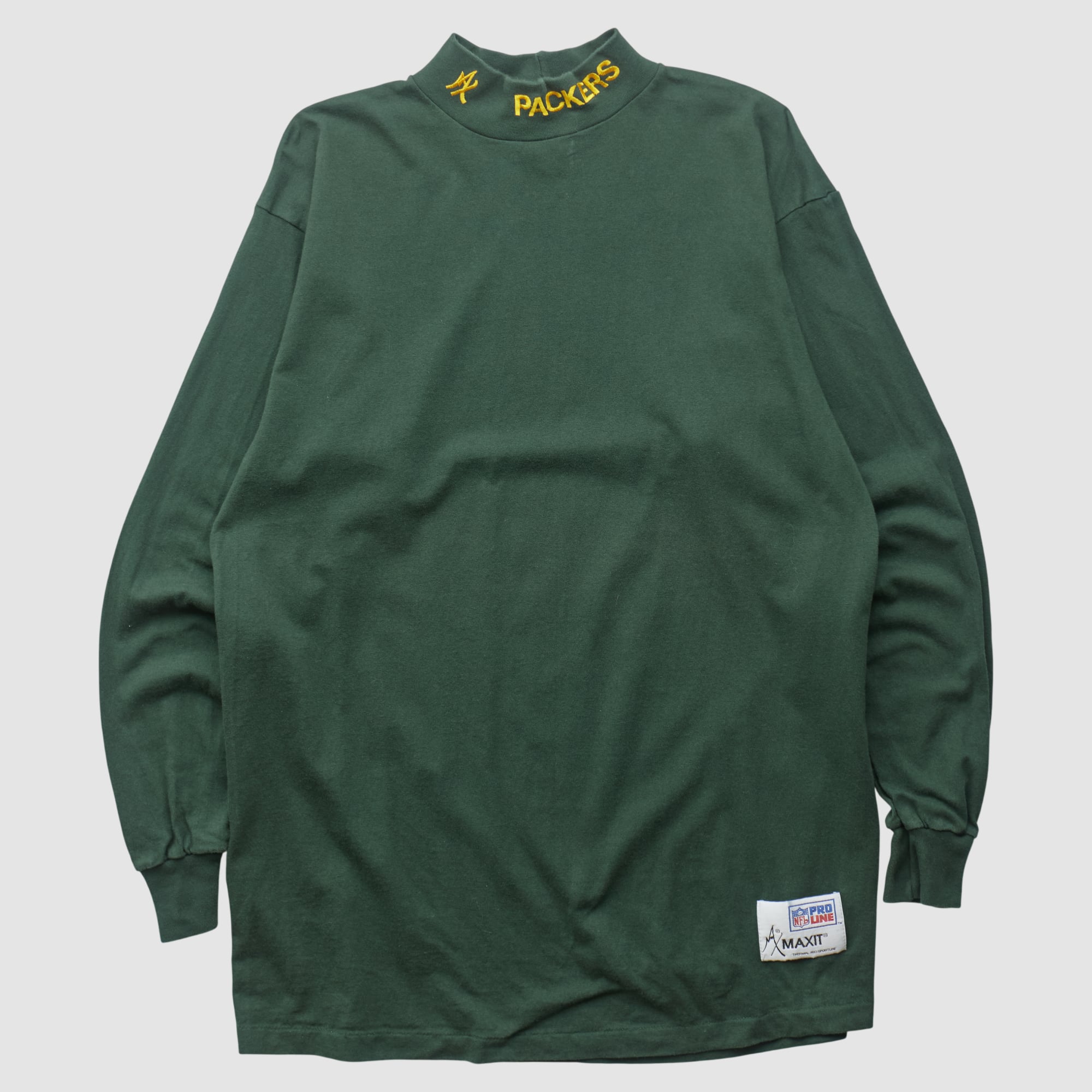 Green Bay Packers NFL Pro Line 90s Long Sleeve Top - Green - M