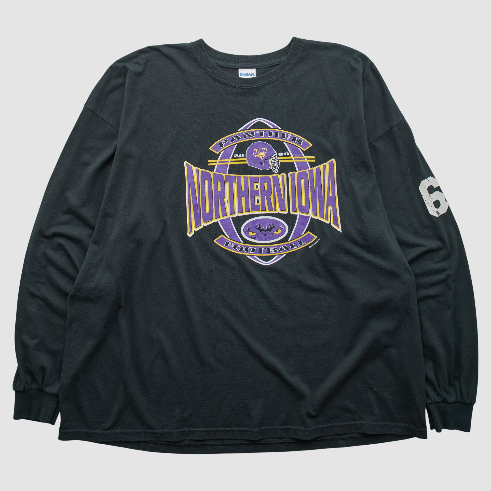 Northern Iowa Panthers Gildan 2000s Long Sleeve T-shirt - Black - 3XL