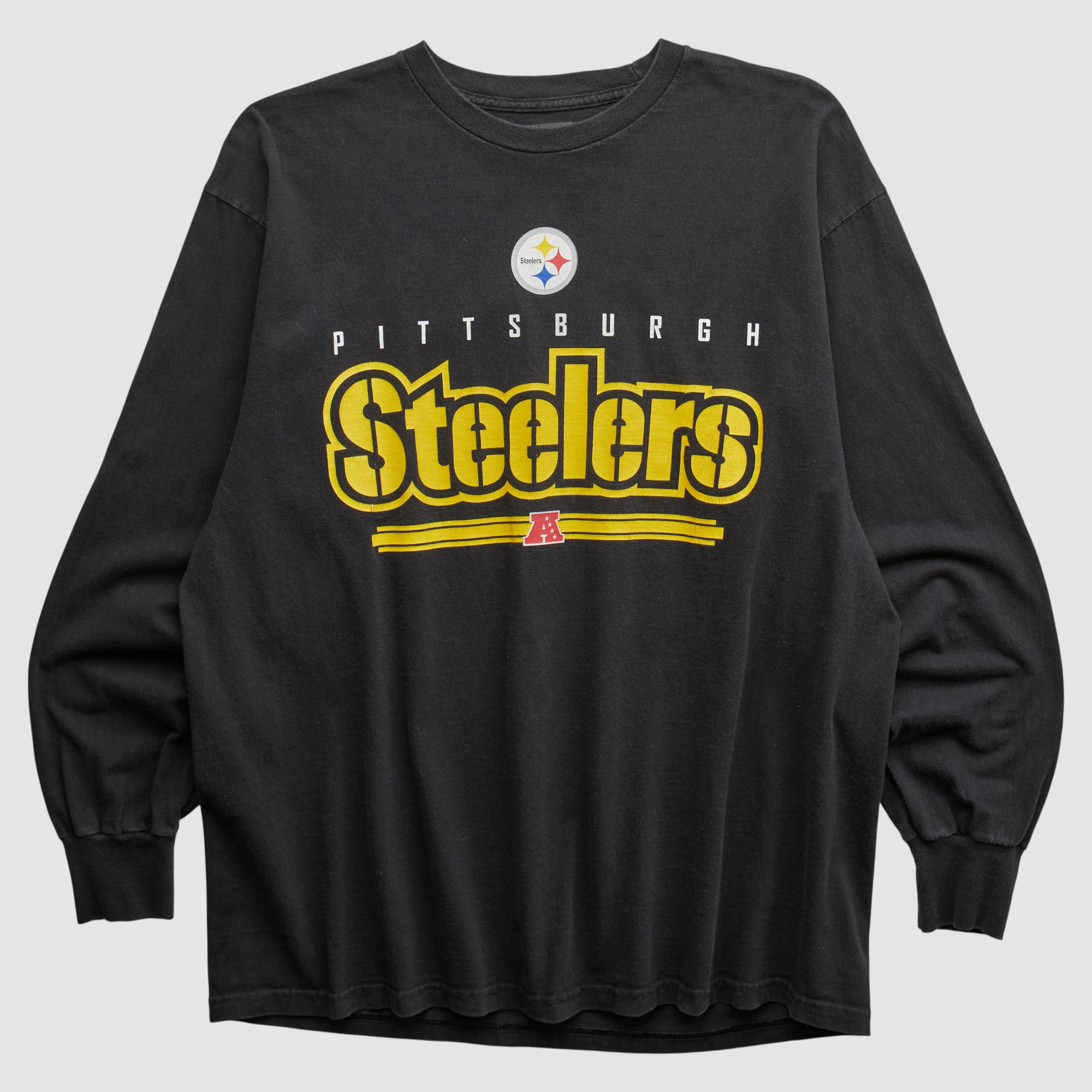 Pittsburgh Steelers Team Edition Apparel 2000s Long Sleeve T-shirt - Black - M