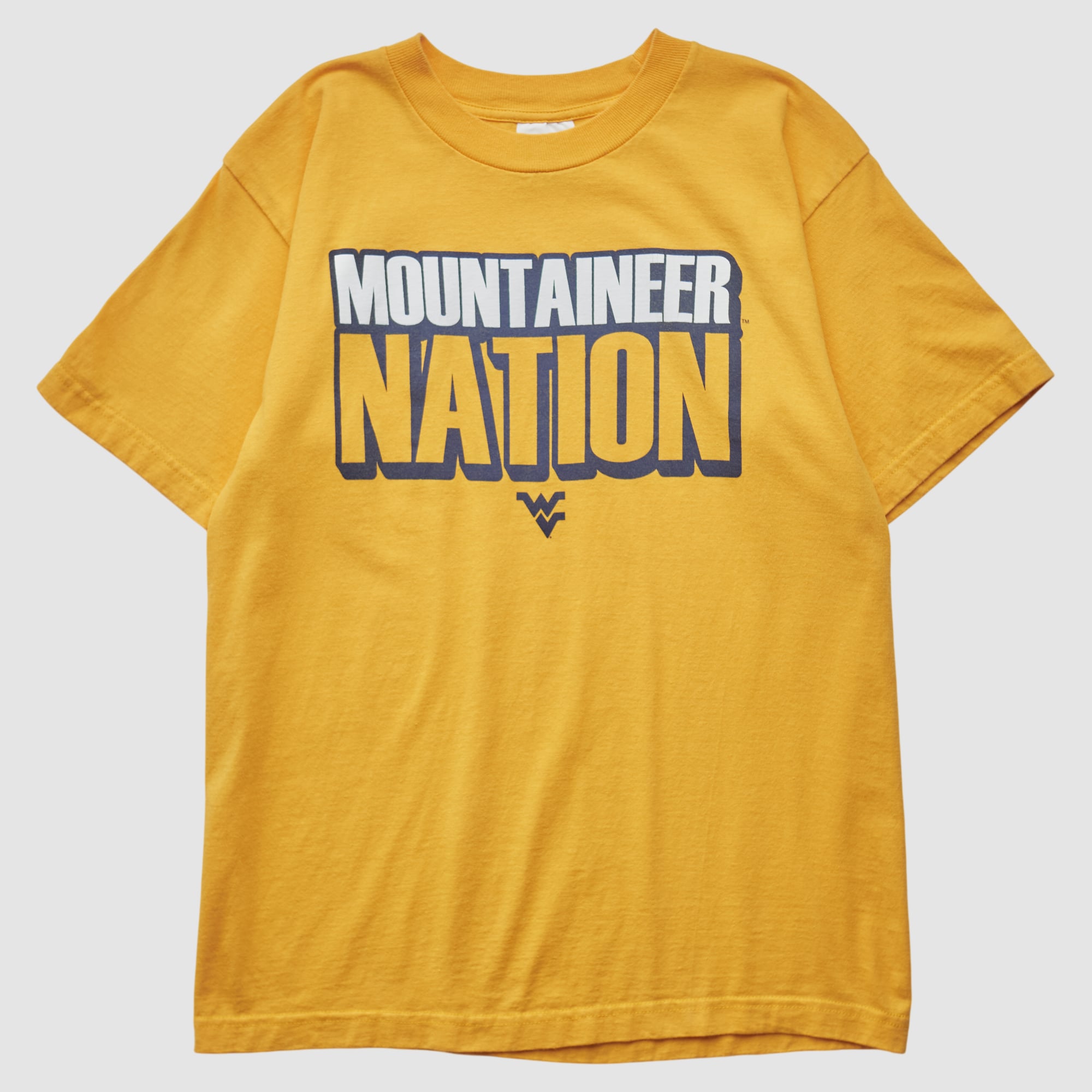 West Virginia Mountaineers Bayside 2000s T-shirt - Yellow - XS