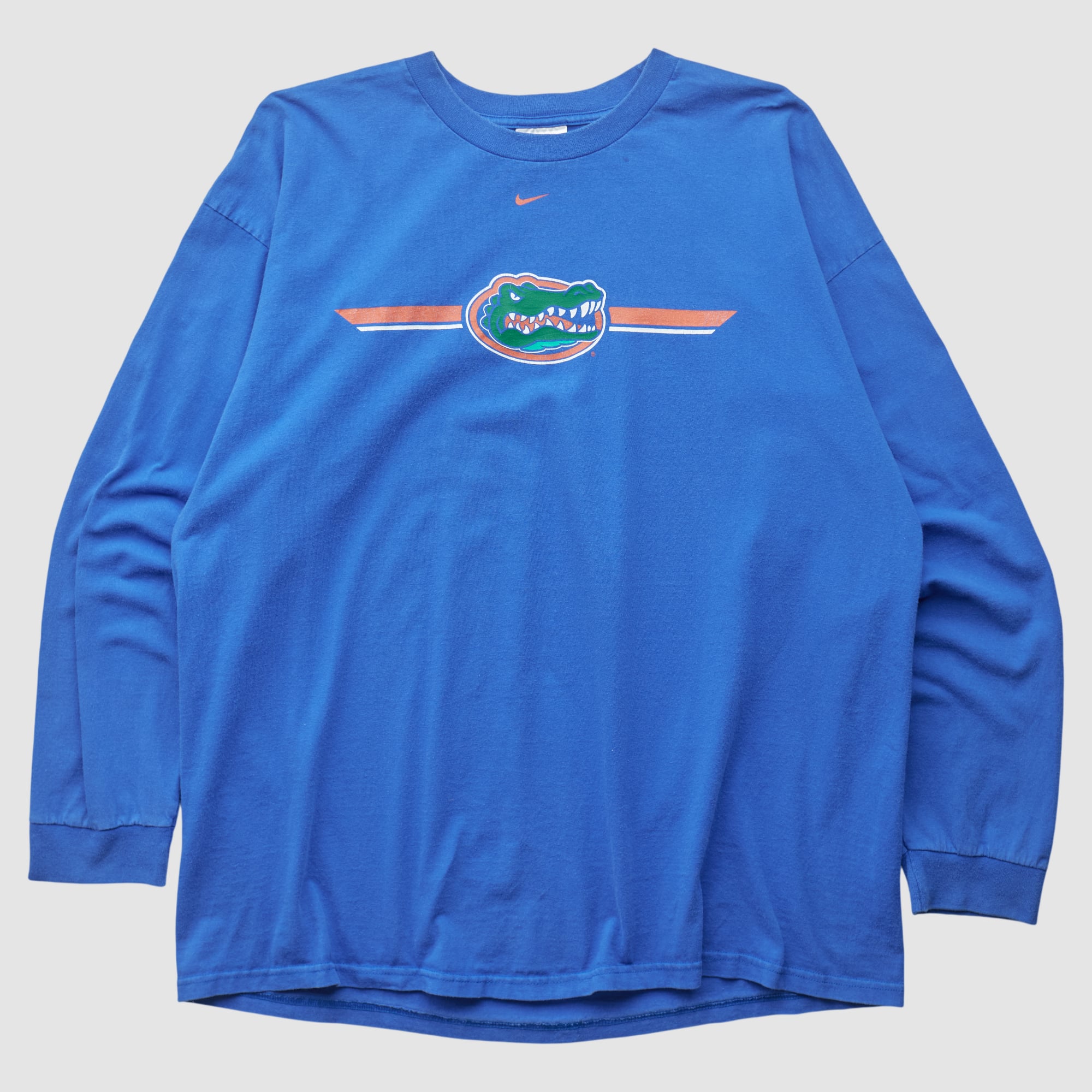 Florida Gators Nike 2000s Long Sleeve T-shirt - Blue - 2XL