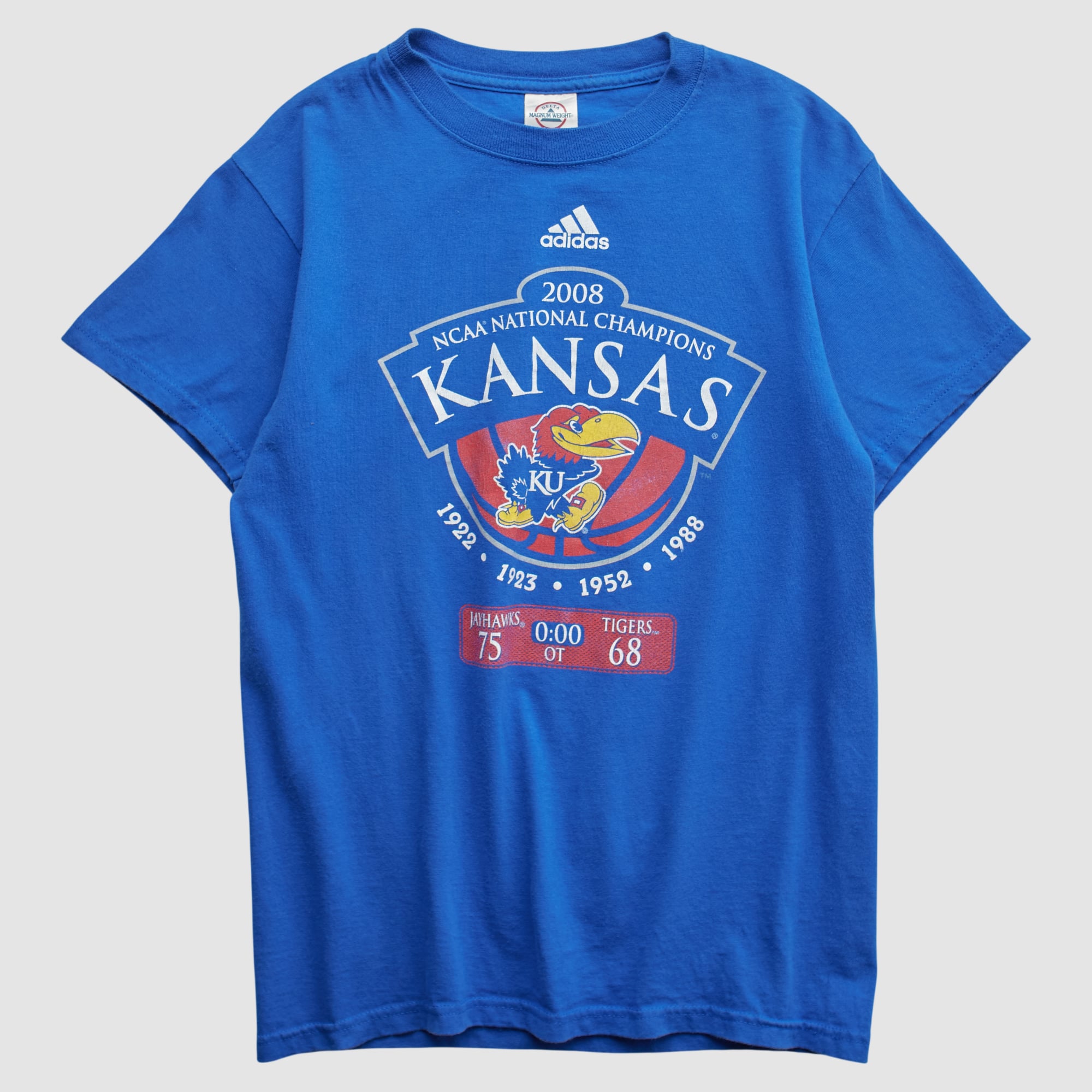 Kansas Jayhawks Delta 2008 T-shirt - Blue - XS