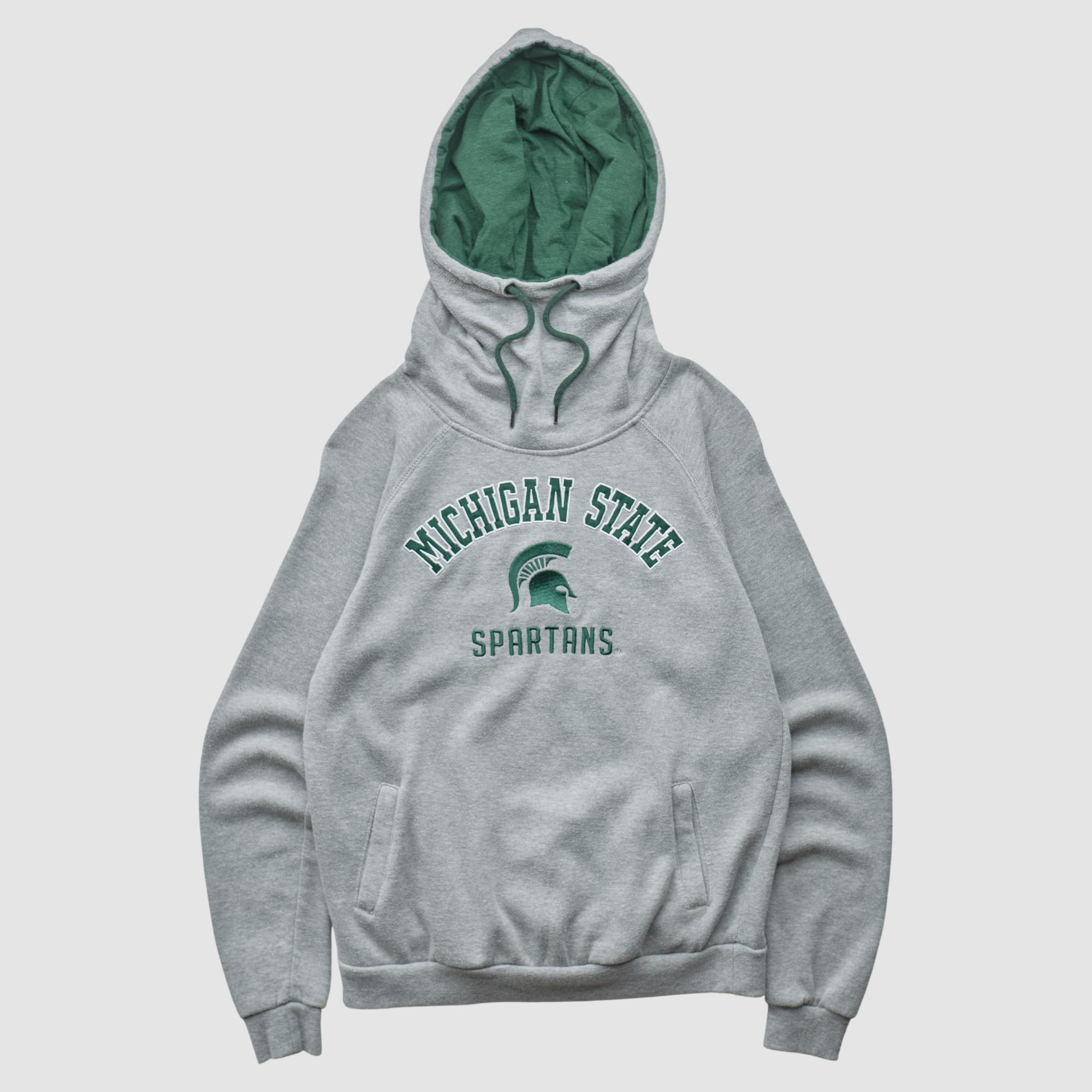 Michigan State Spartans Colosseum 2010s Hooded Pullover Sweatshirt - Heather Gray - S