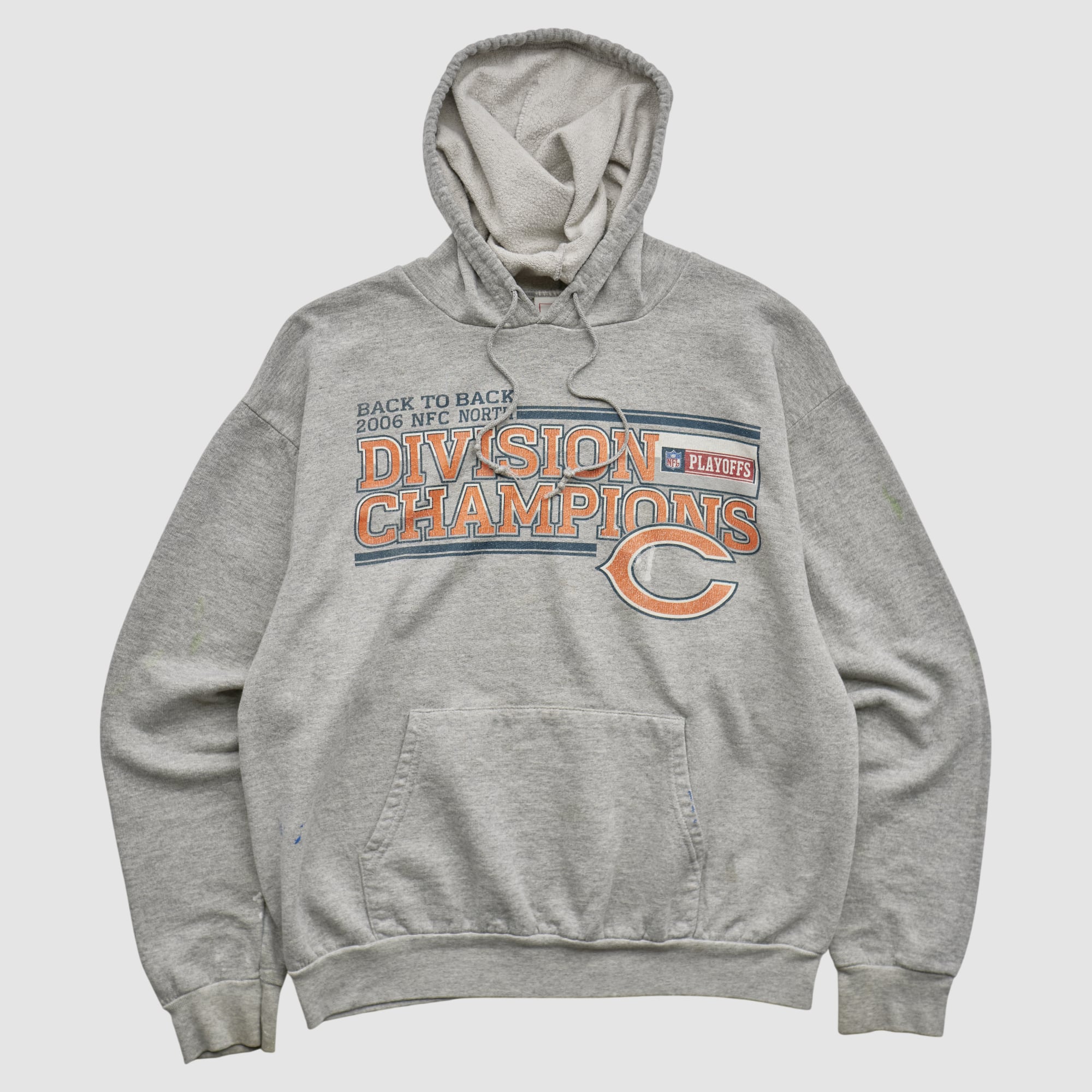 Chicago Bears NFL 2006 Hooded Pullover Sweatshirt - Heather Gray - S