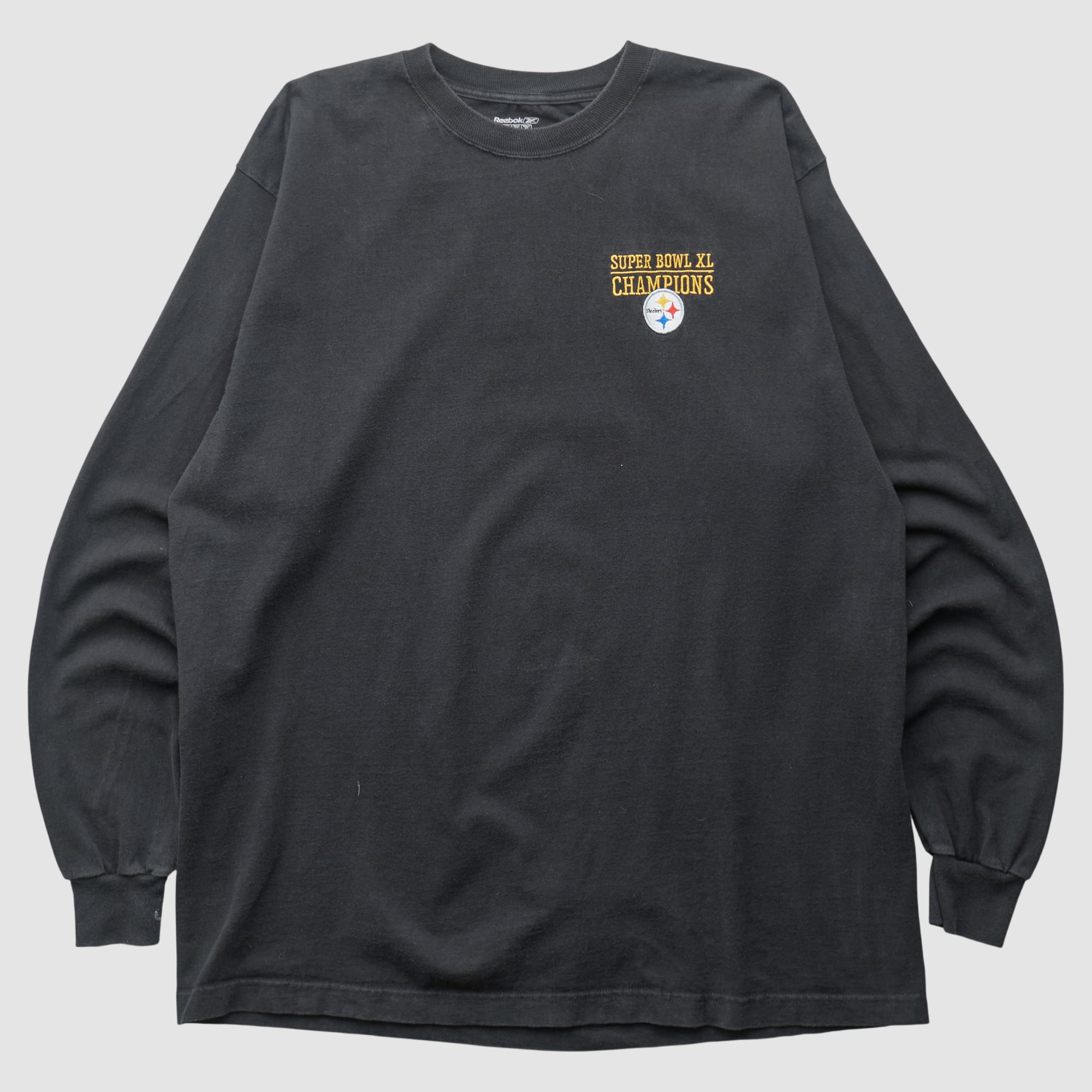 Pittsburgh Steelers Reebok 2006 Long Sleeve T-shirt - Black - 2XL