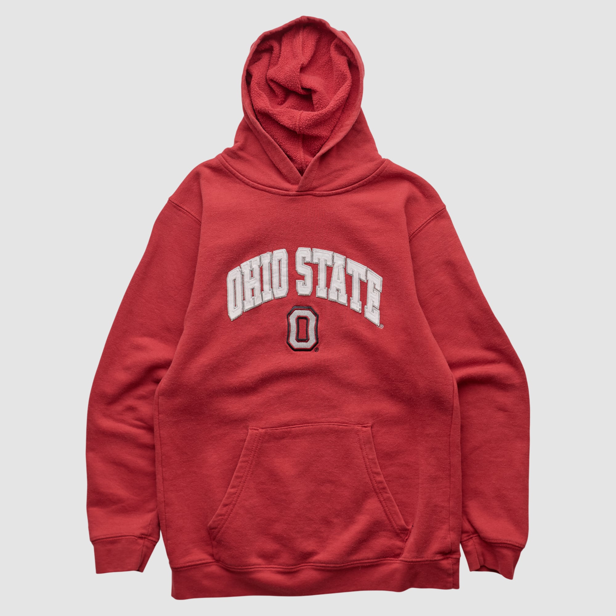 Ohio State Buckeyes Genuine Stuff 2000s Hooded Pullover Sweatshirt - Red - XXS