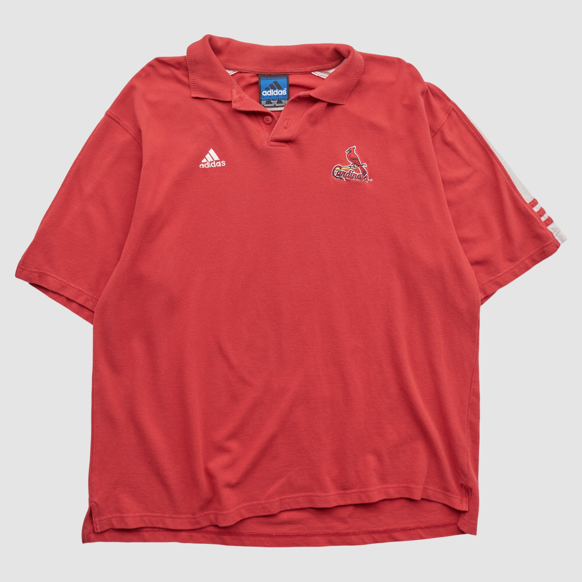 St. Louis Cardinals Adidas 2000s Polo - Red - 2XL