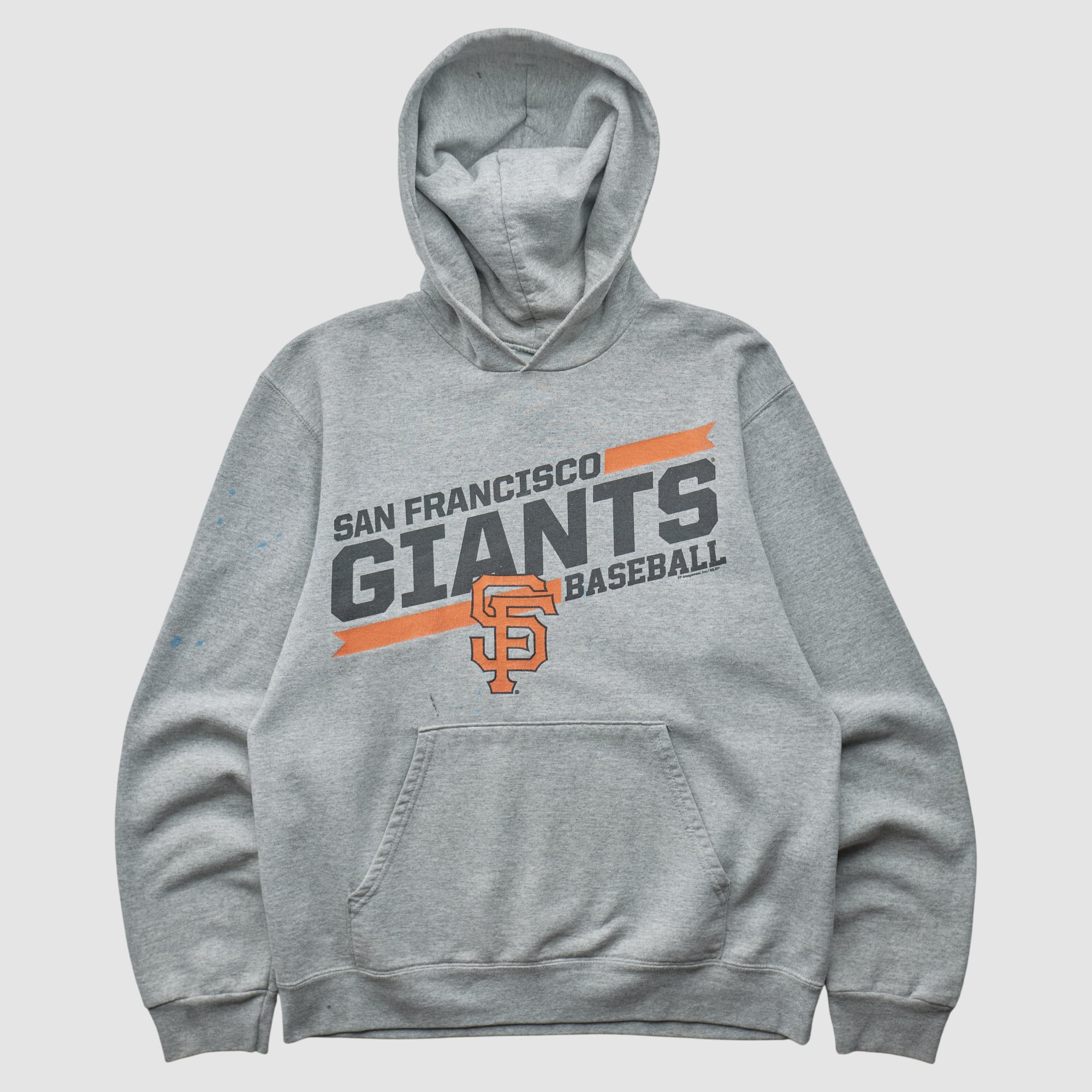 San Francisco Giants Genuine Merchandise 2000s Hooded Pullover Sweatshirt - Gray - S