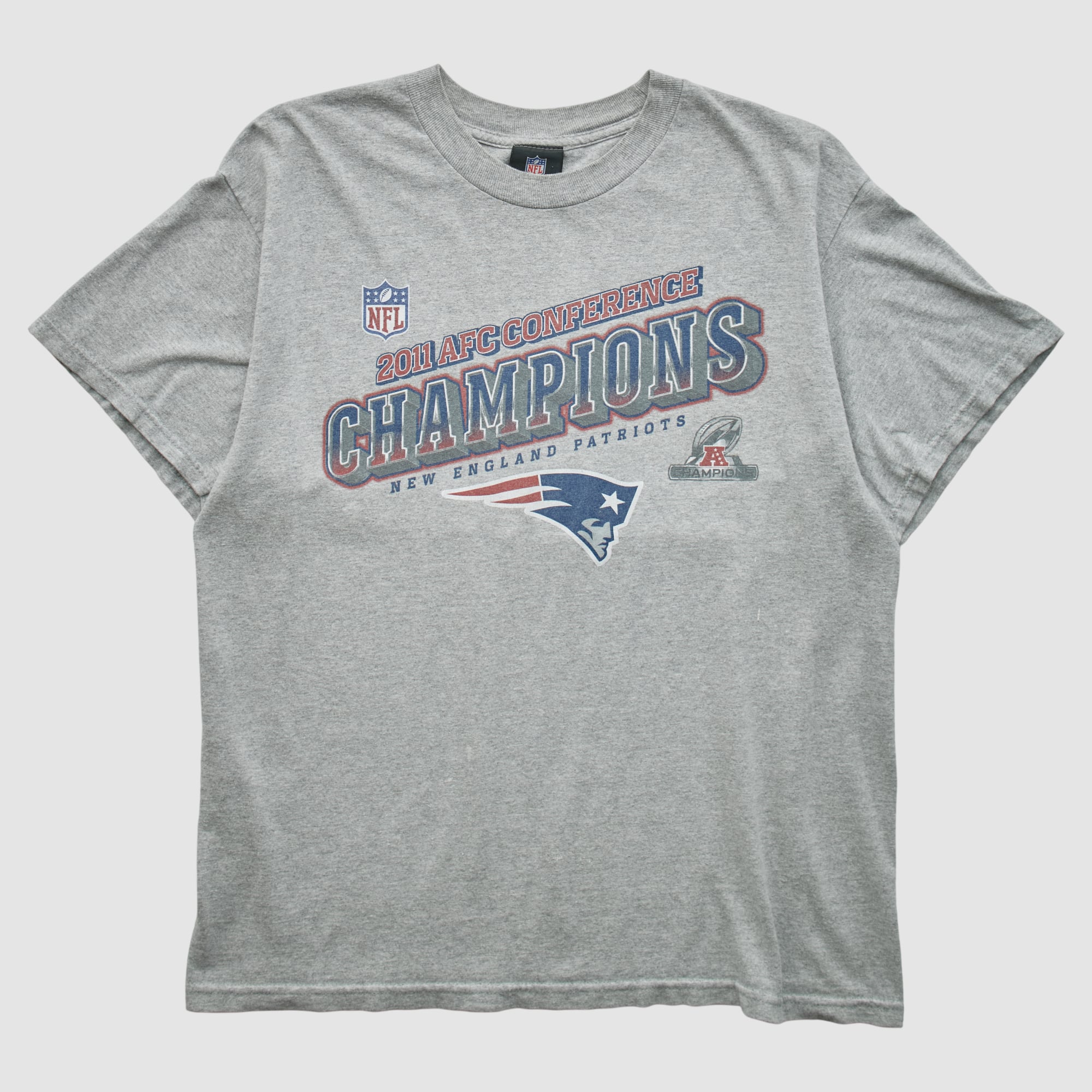 New England Patriots Team Edition Apparel 2011 T-shirt - Heather Gray - M