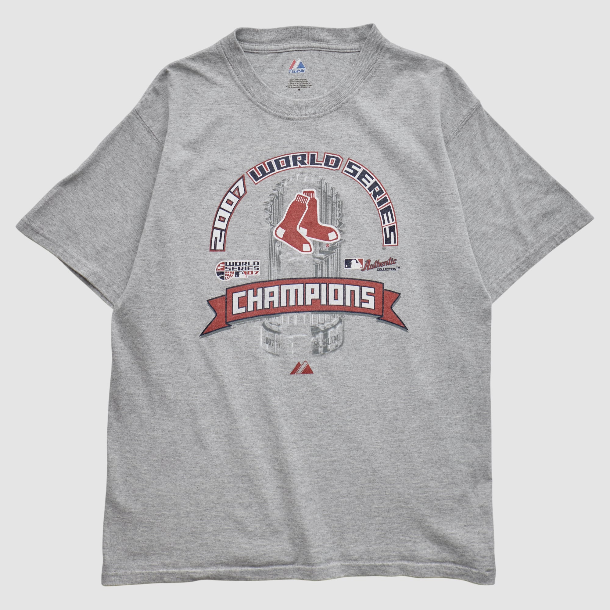 Boston Red Sox Majestic 2007 T-shirt - Heather Gray - S