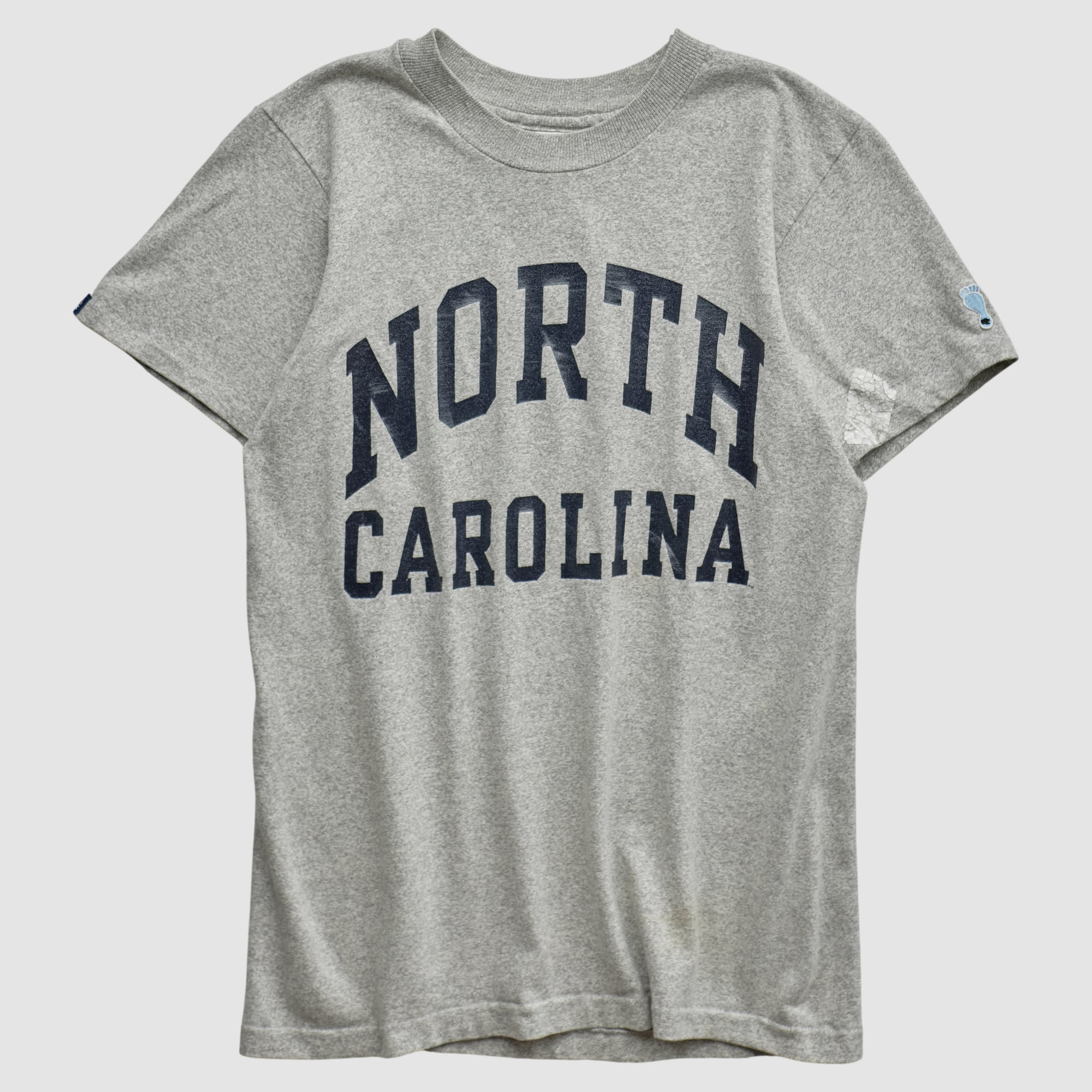 North Carolina Tar Heels Cotton Exchange 90s T-shirt - Heather Gray - XS