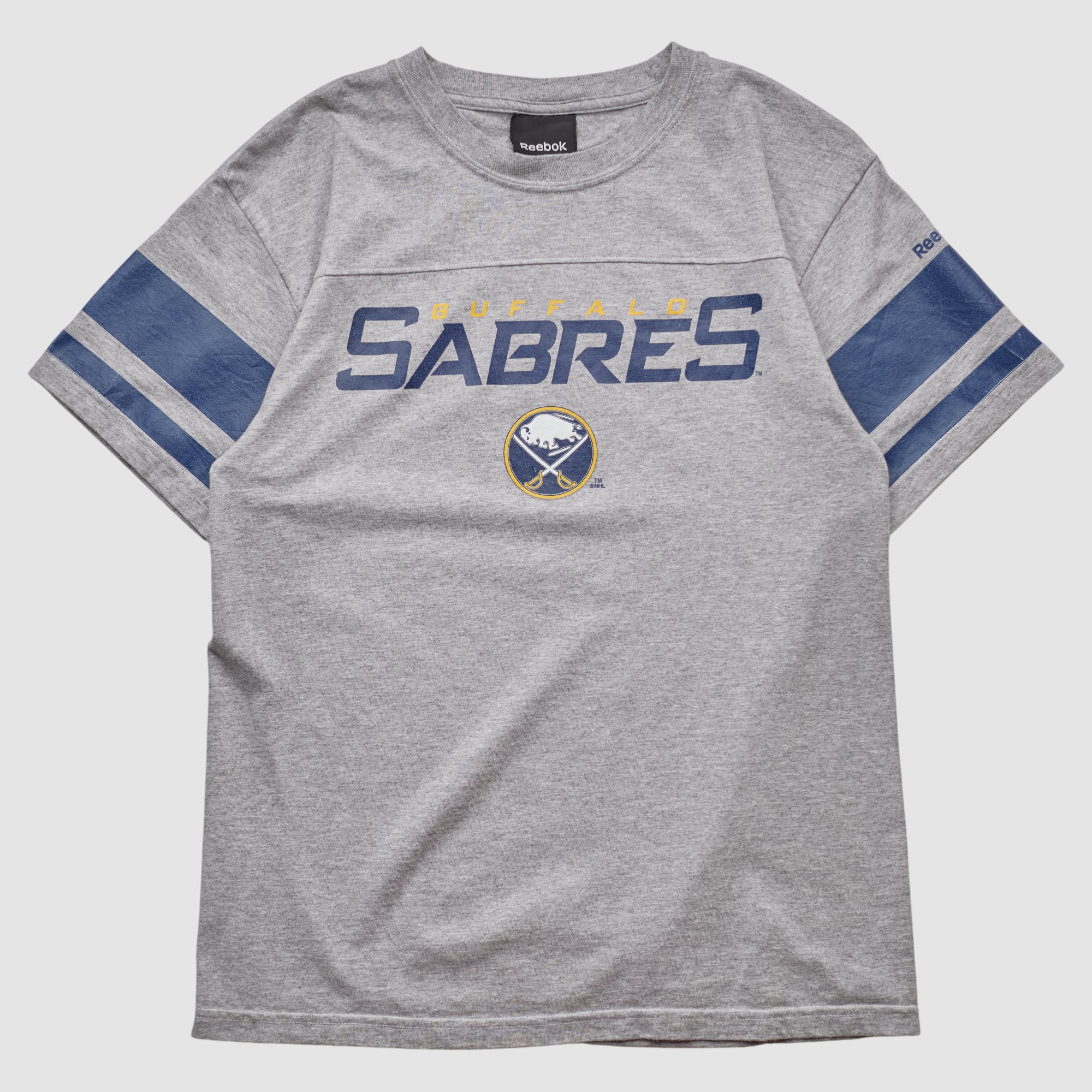 Buffalo Sabres Reebok 2010s T-shirt - Heather Gray - S