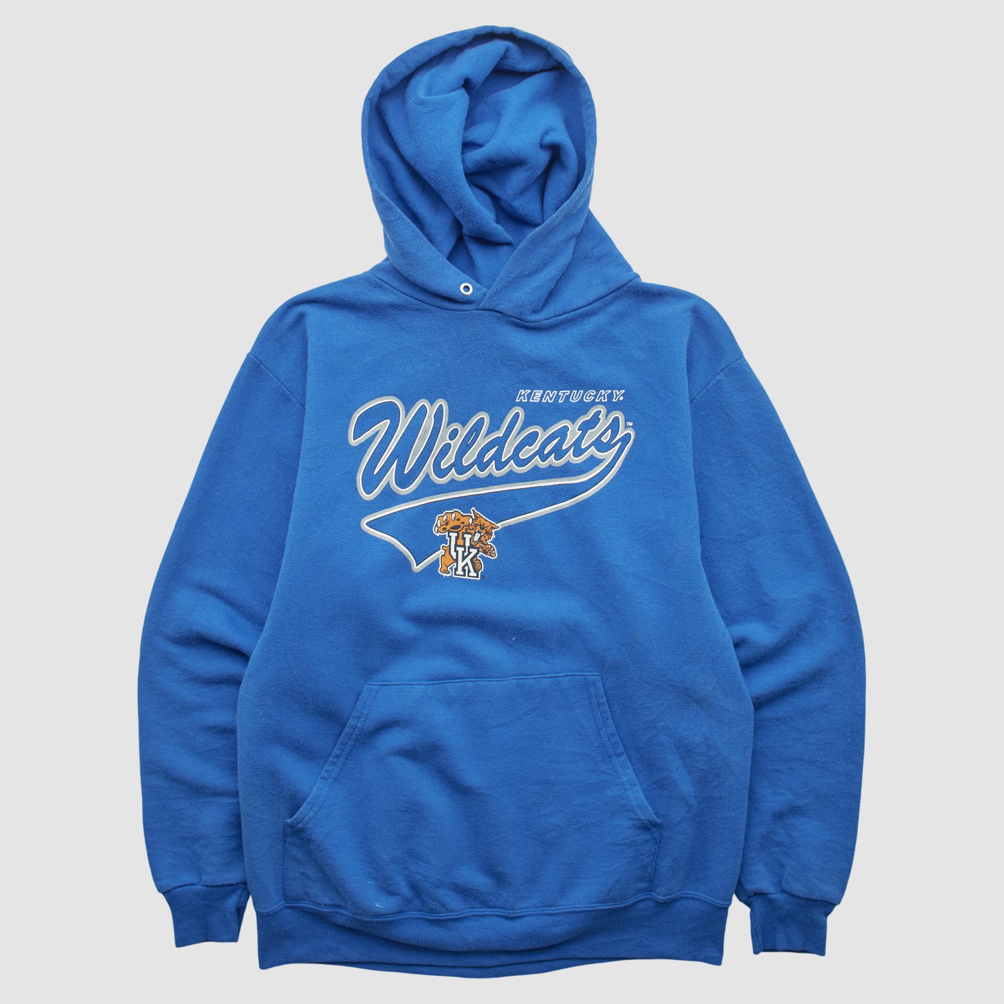 Kentucky Wildcats Jerzees 2000s Hooded Pullover Sweatshirt - Blue - XS