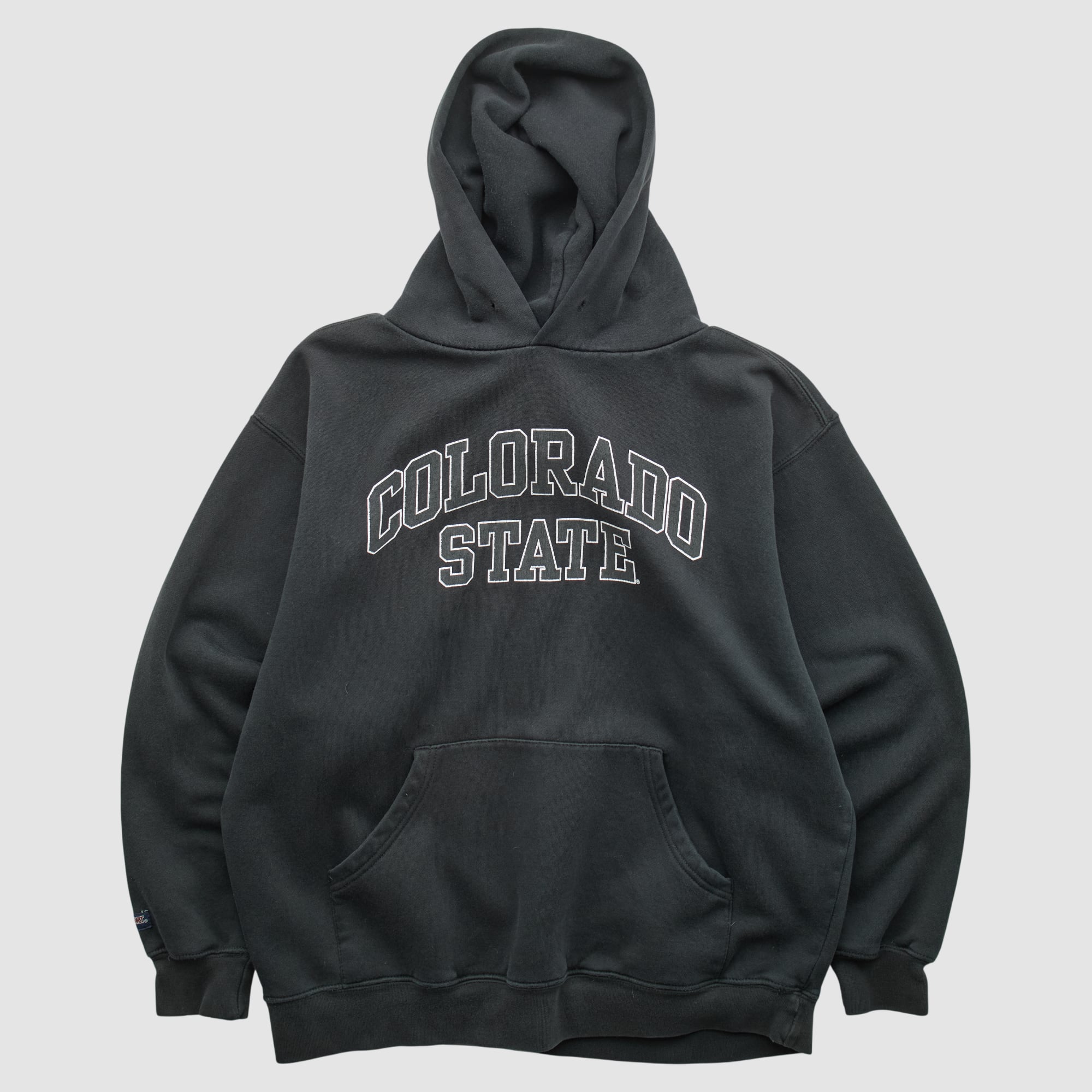 Colorado State Rams Jansport 2000s Hooded Pullover Sweatshirt - Black - L
