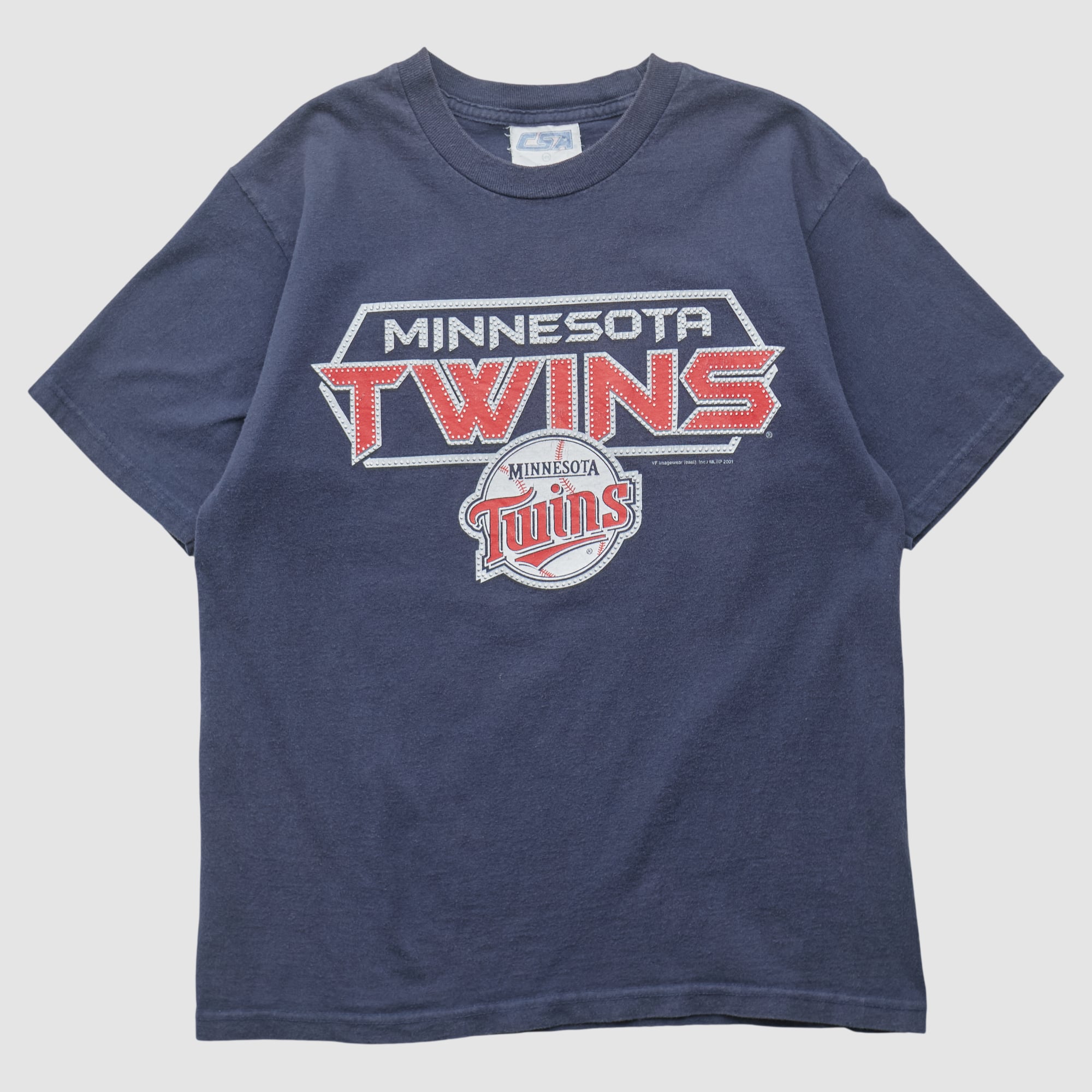 Minnesota Twins CSA 2001 T-shirt - Navy - XS