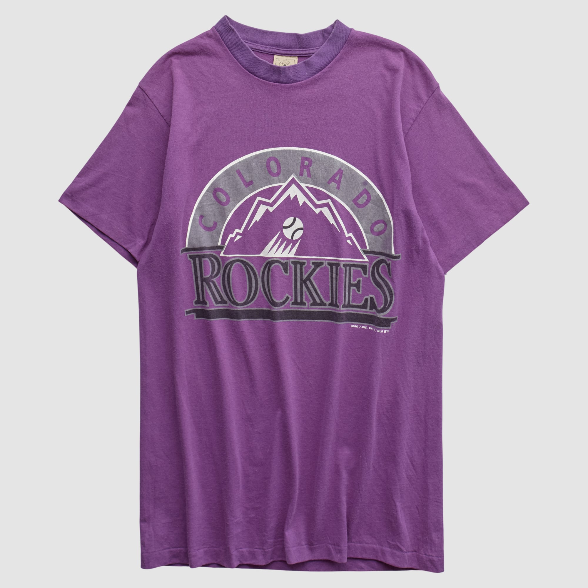 Colorado Rockies Delta 90s T-shirt - Purple - S