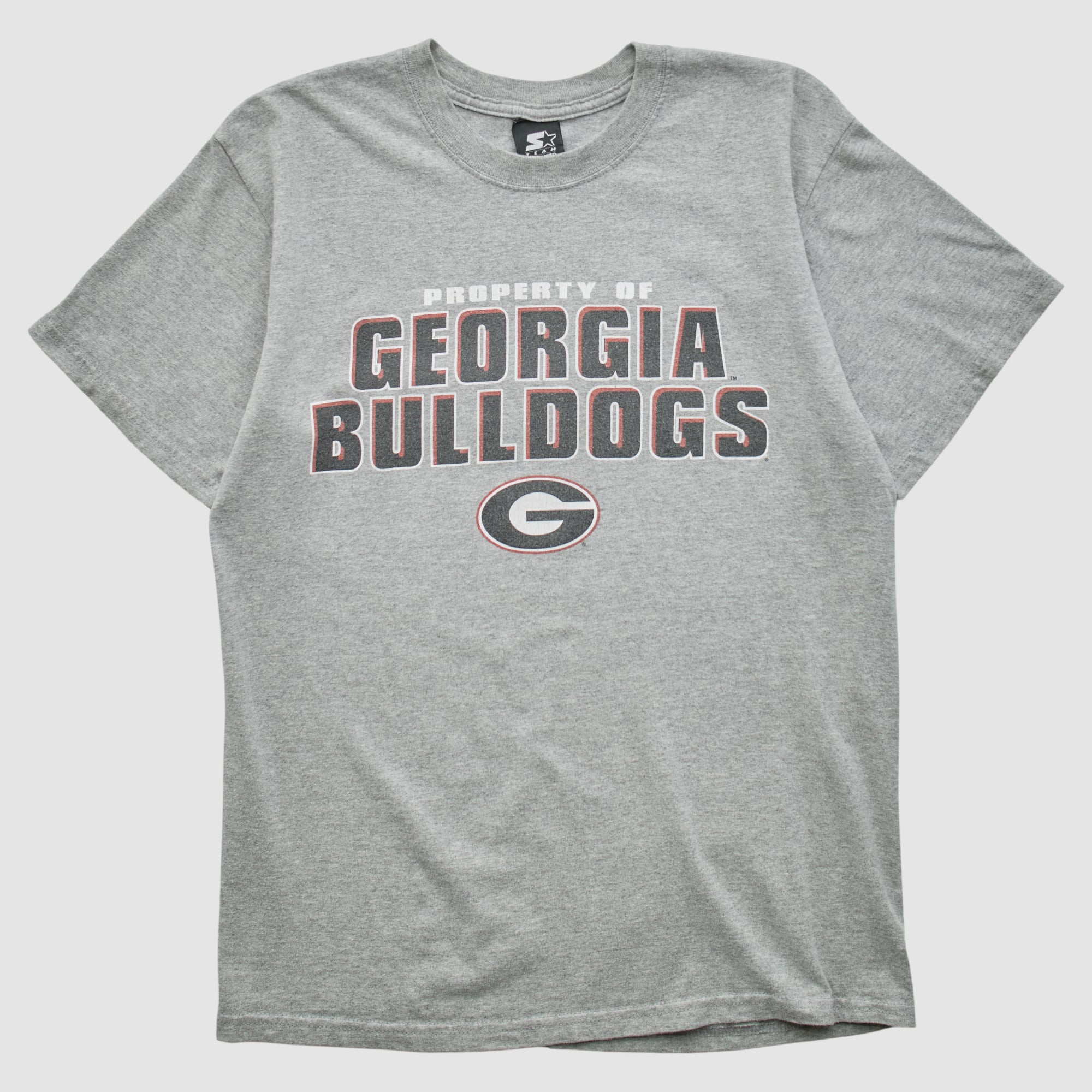 Georgia Bulldogs Starter 2000s T-shirt - Heather Gray - S