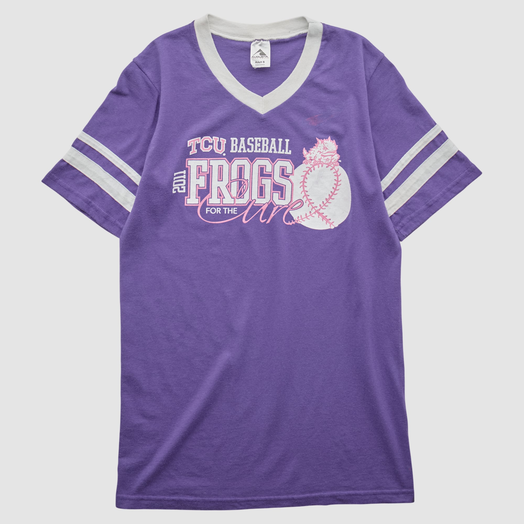 TCU Horned Frogs Augusta Sportswear 2011 T-shirt - Purple - XS