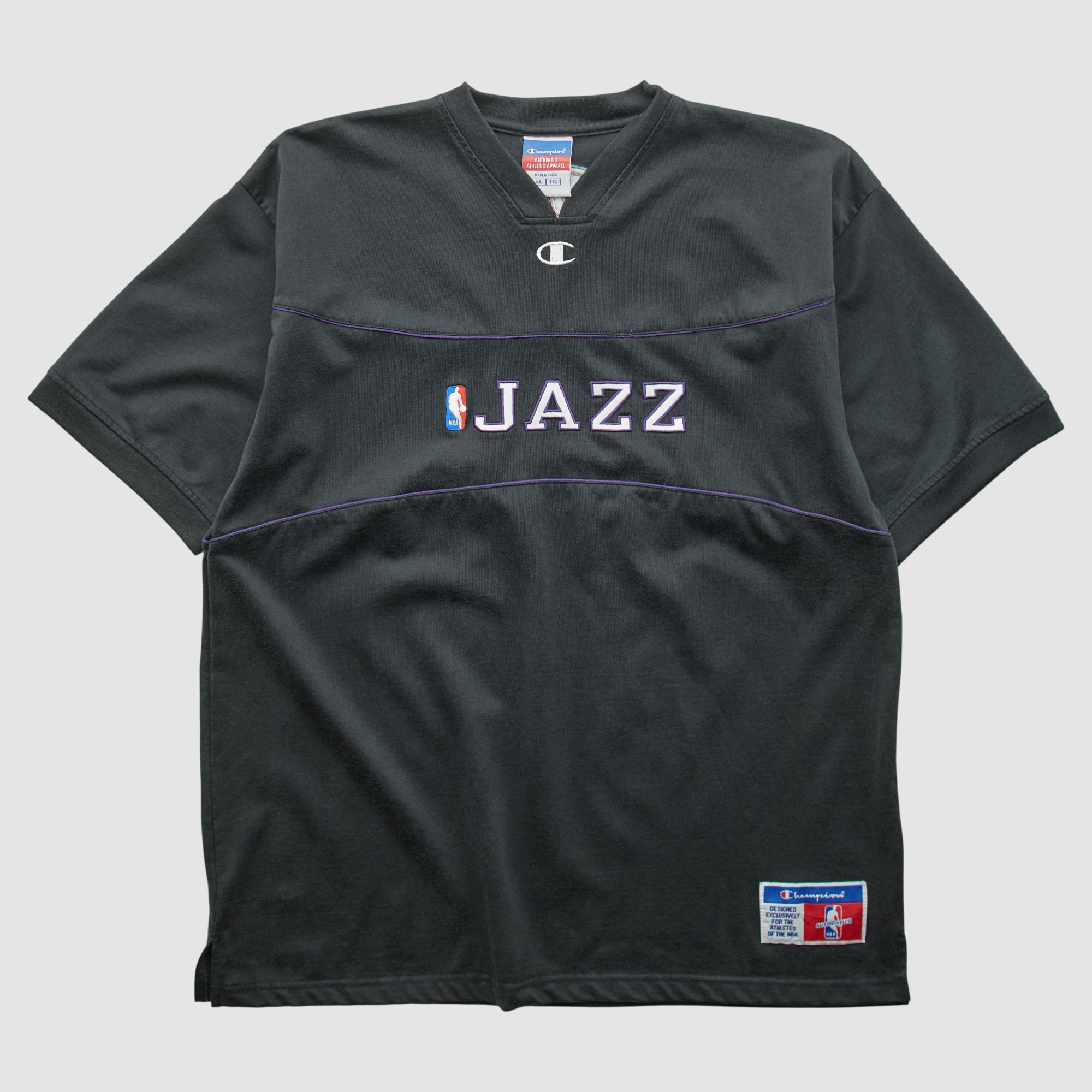 Utah Jazz Champion 2000s T-shirt - Black - L