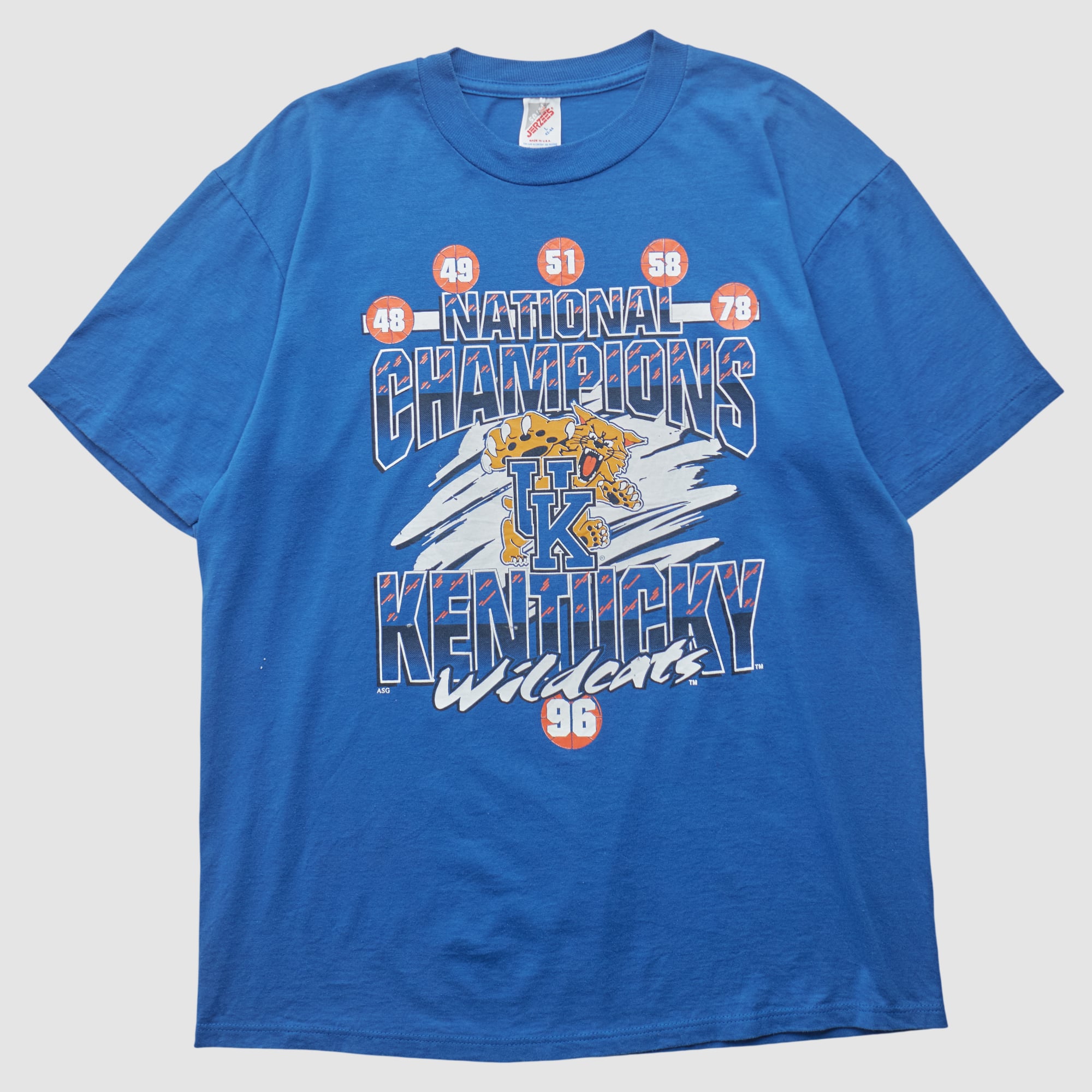 Kentucky Wildcats Jerzees 1996 T-shirt - Blue - M