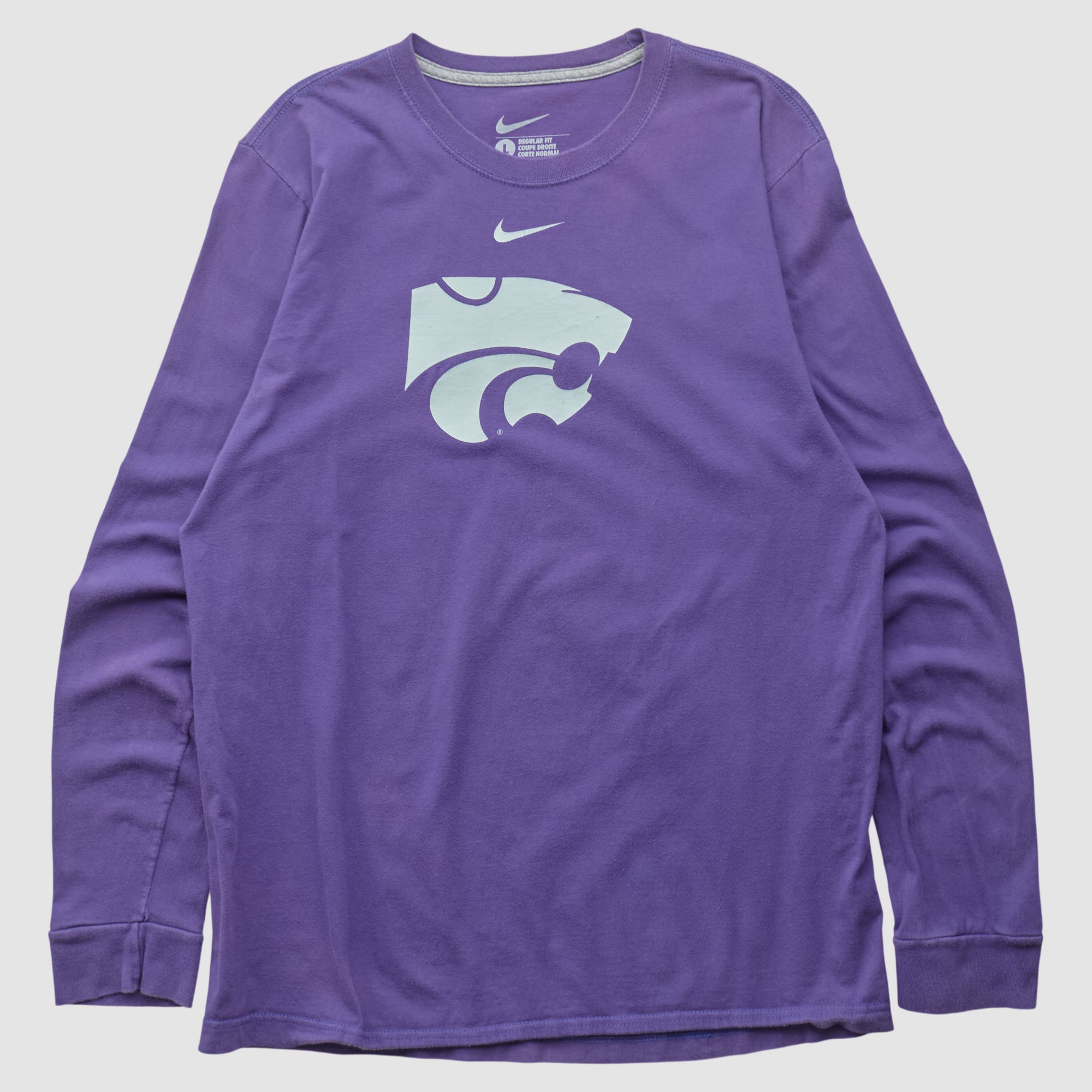 Kansas State Wildcats Nike 2010s Long Sleeve T-shirt - Purple - S